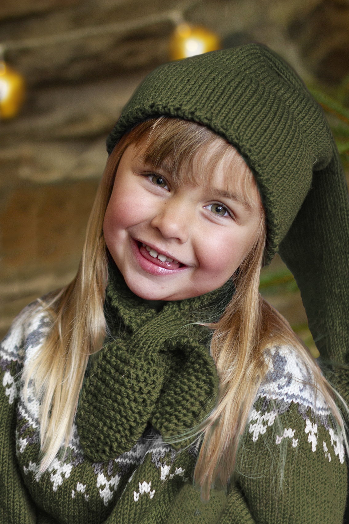 Sløyfeskjerf grønn