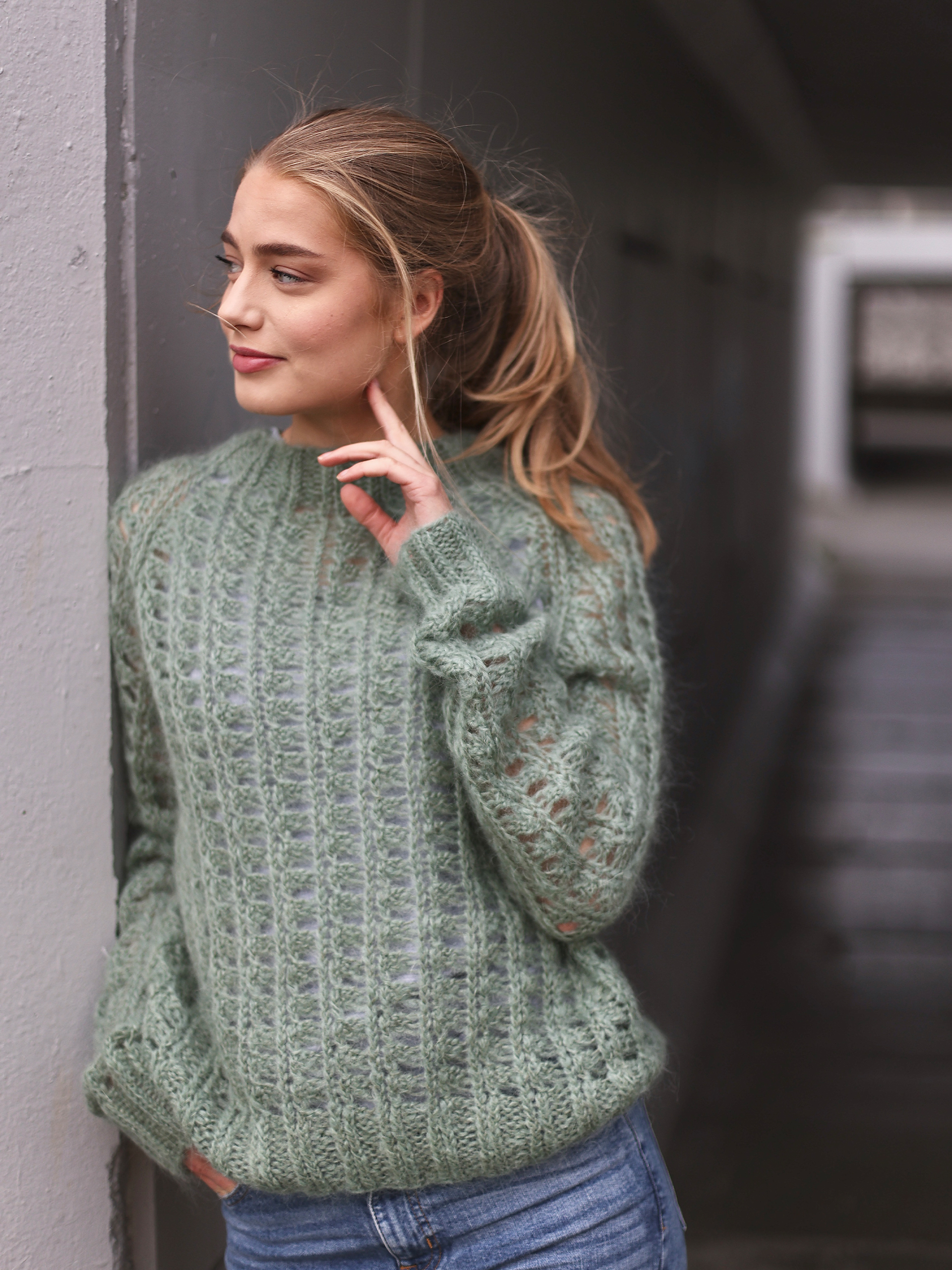 SO HALLY genser jadegrønn