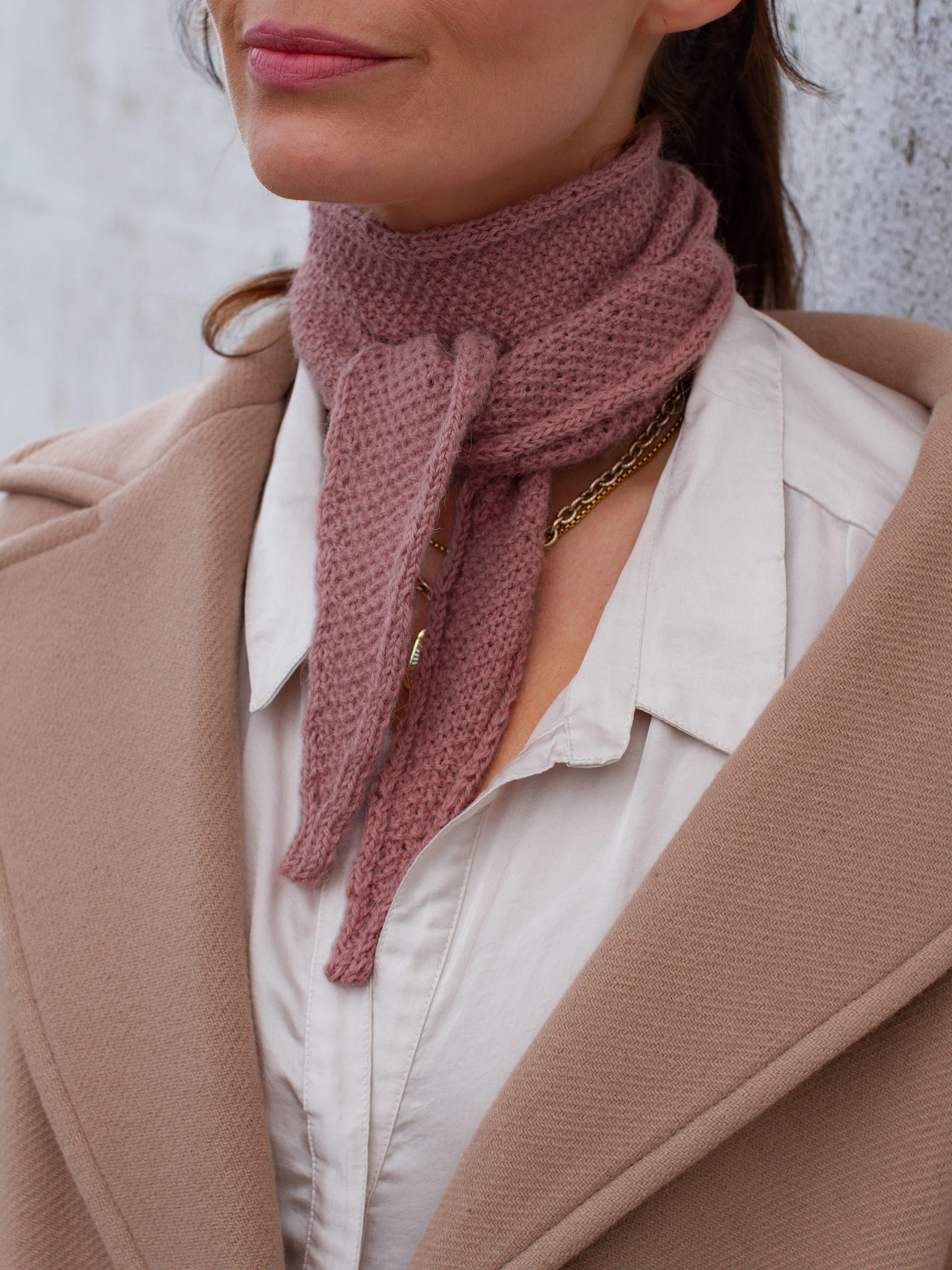 Softie scarf gammelrosa