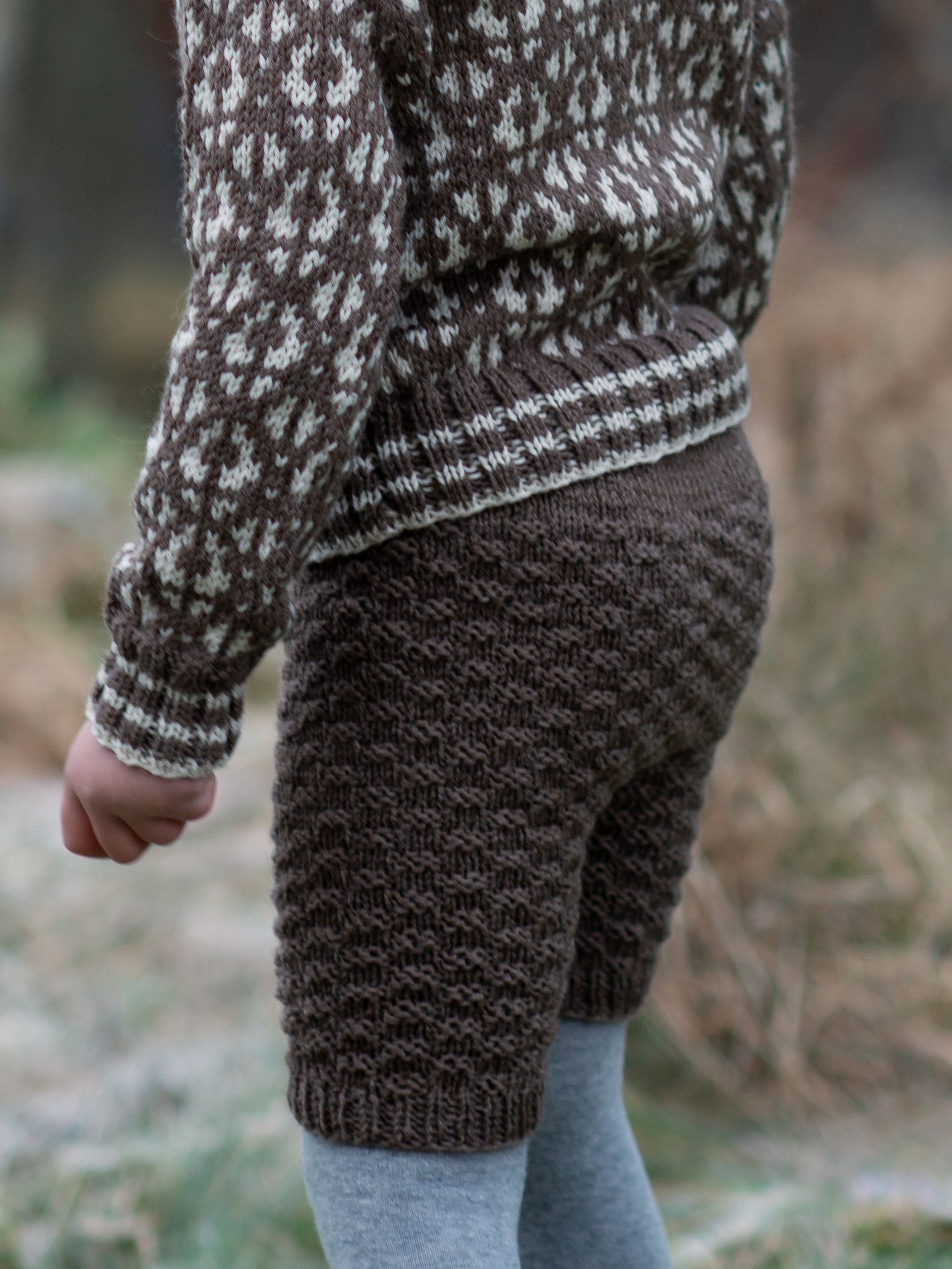 SPOR shorts brunmelert