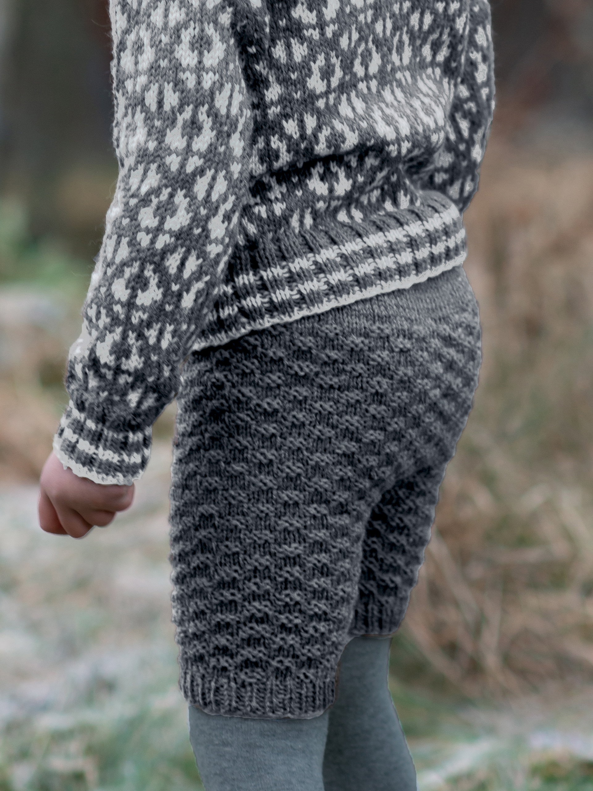 SPOR shorts gråmelert