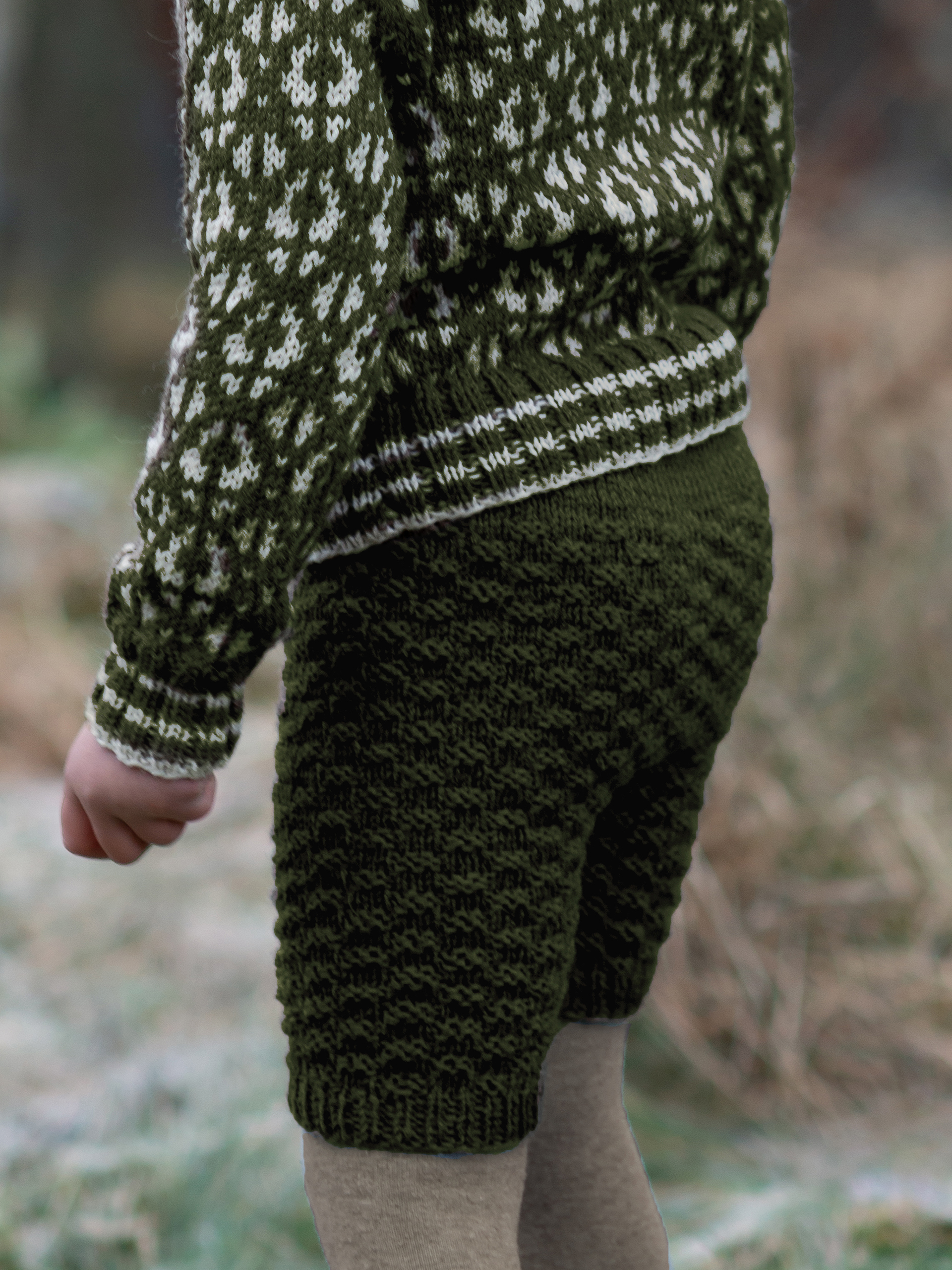 SPOR shorts mørk oliven