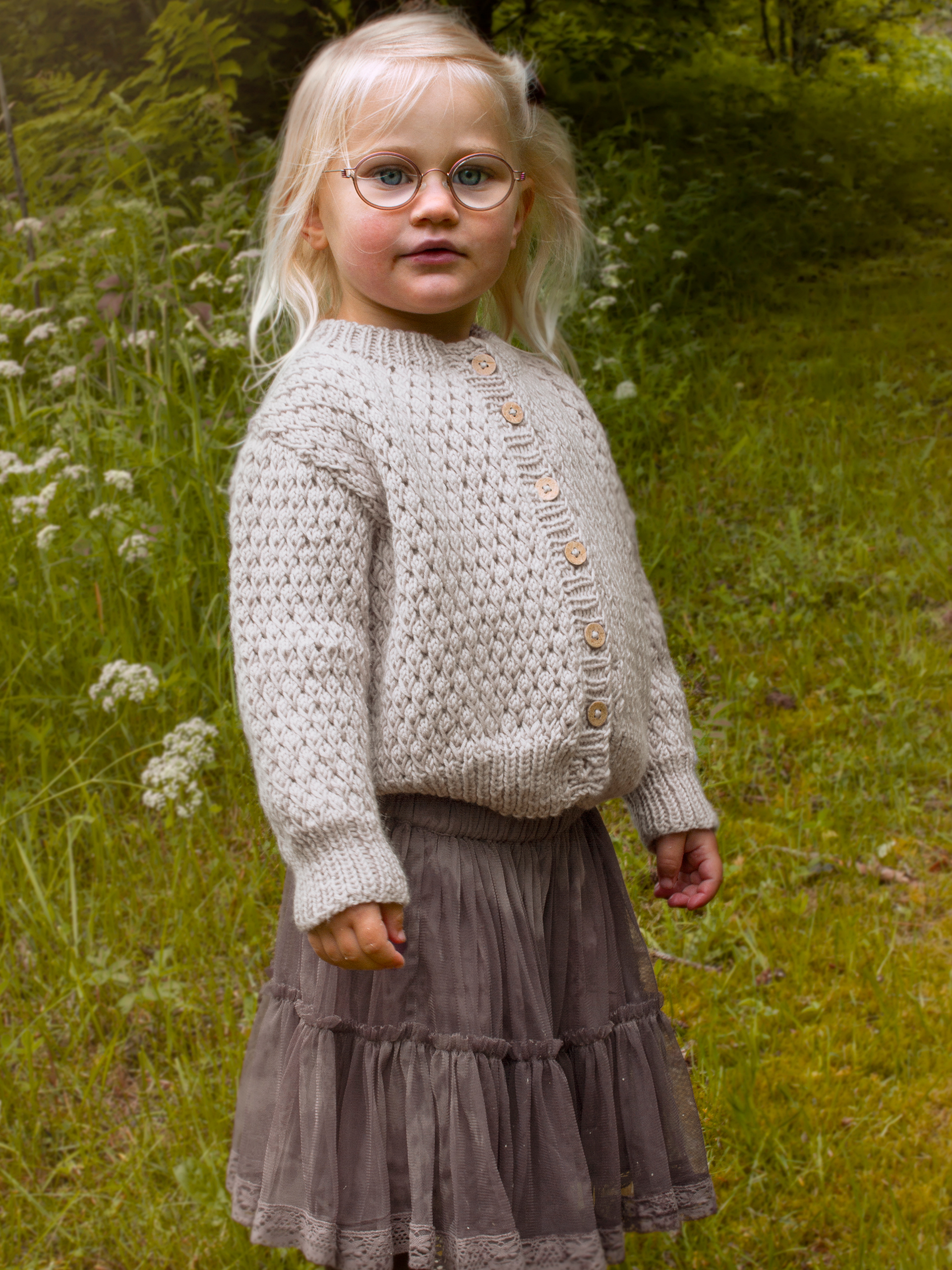 STAVA jakke ensfarget kitt