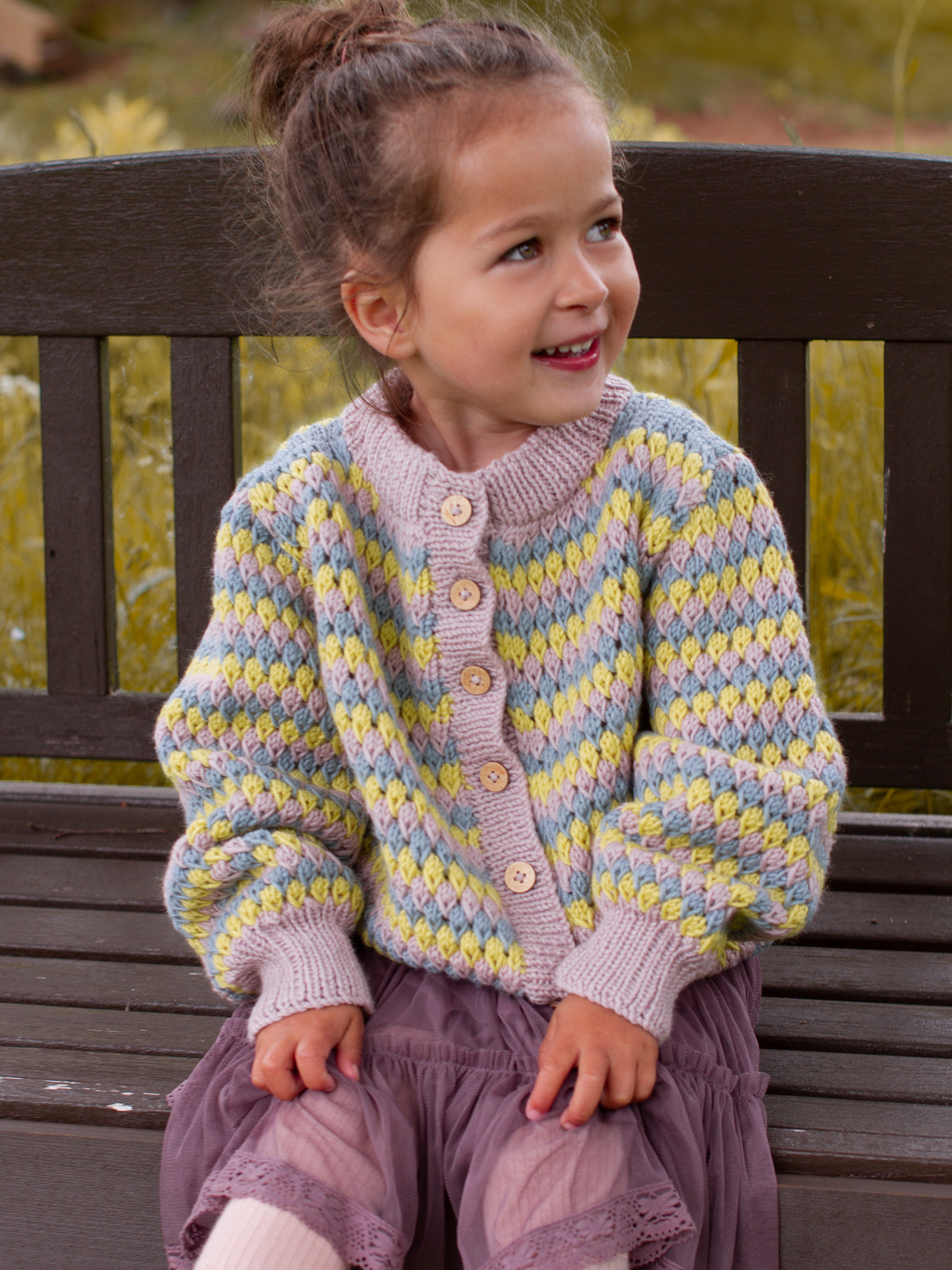 STAVA jakke striper pudderrosa