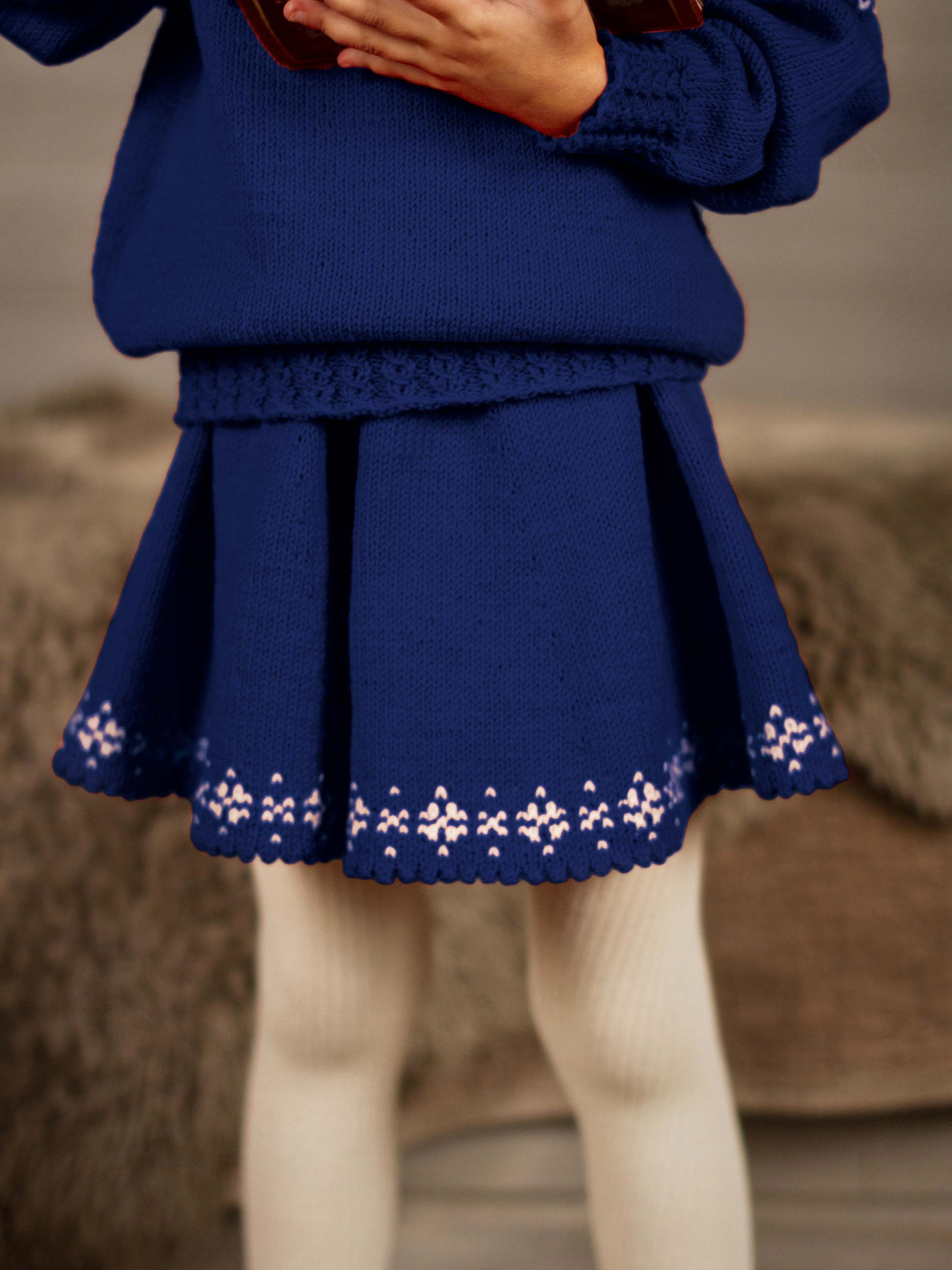 STJERNESKJØRT dyp blå-kitt