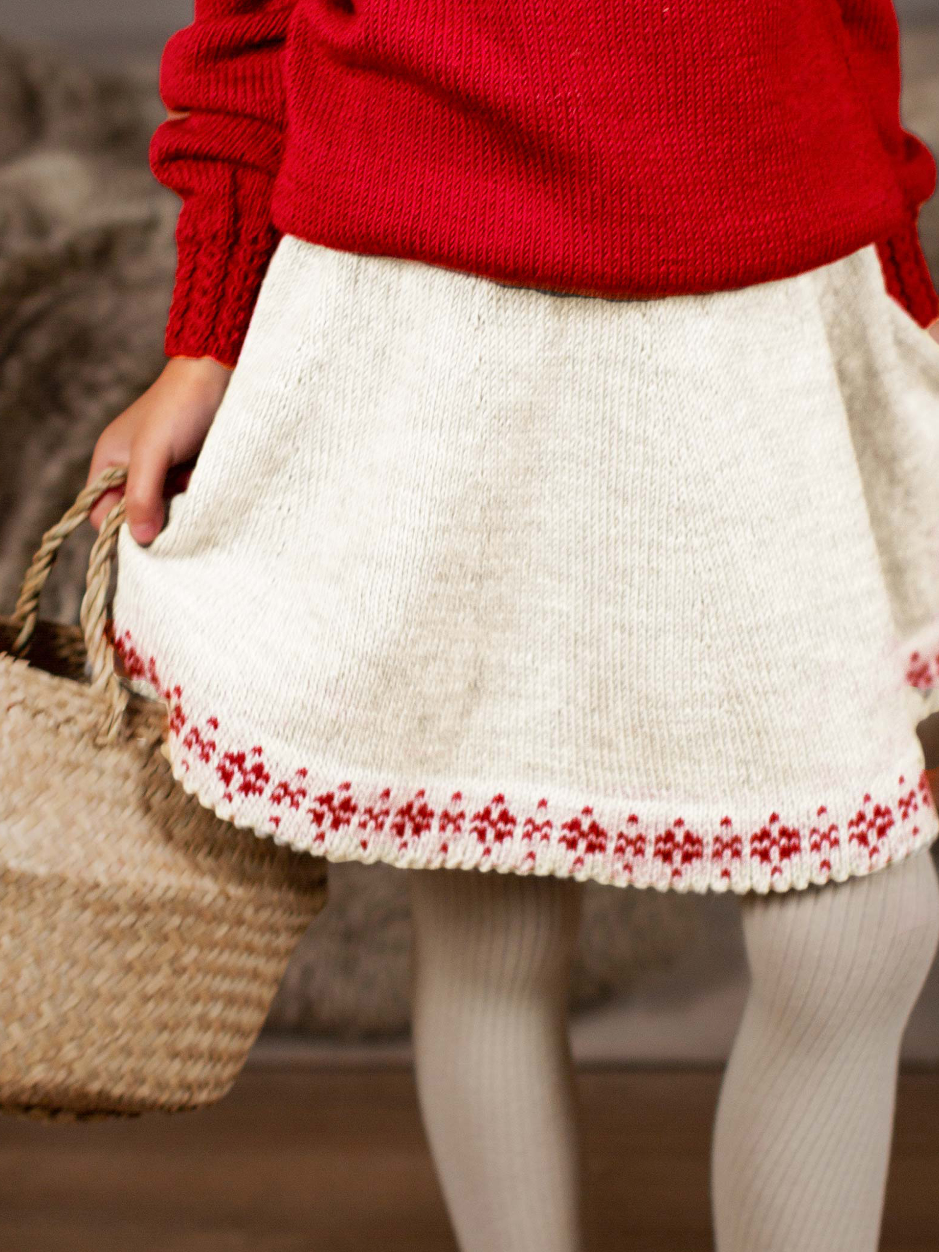 STJERNESKJØRT kitt-rød