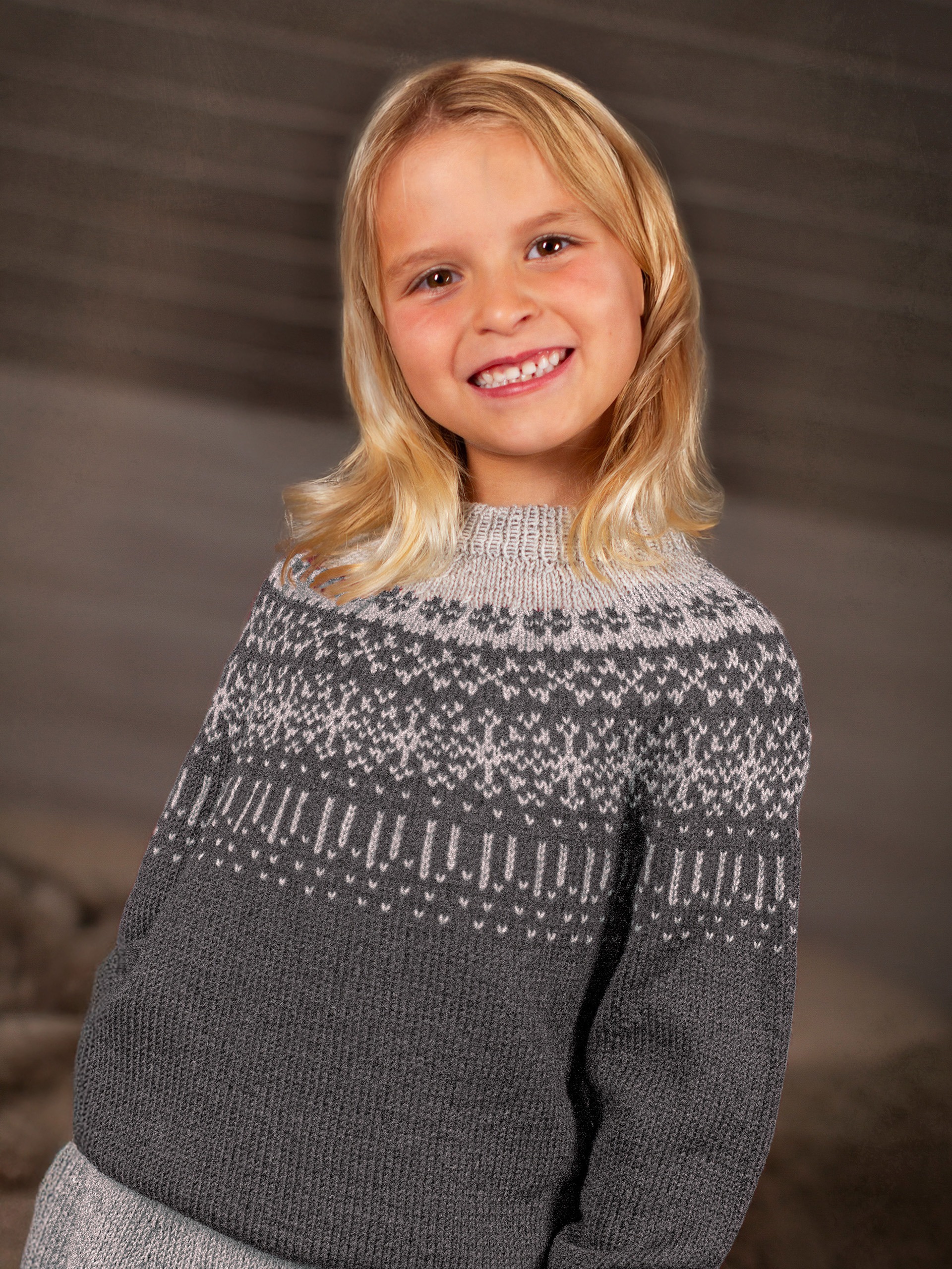 STJERNESKUDD genser barn koksgrå