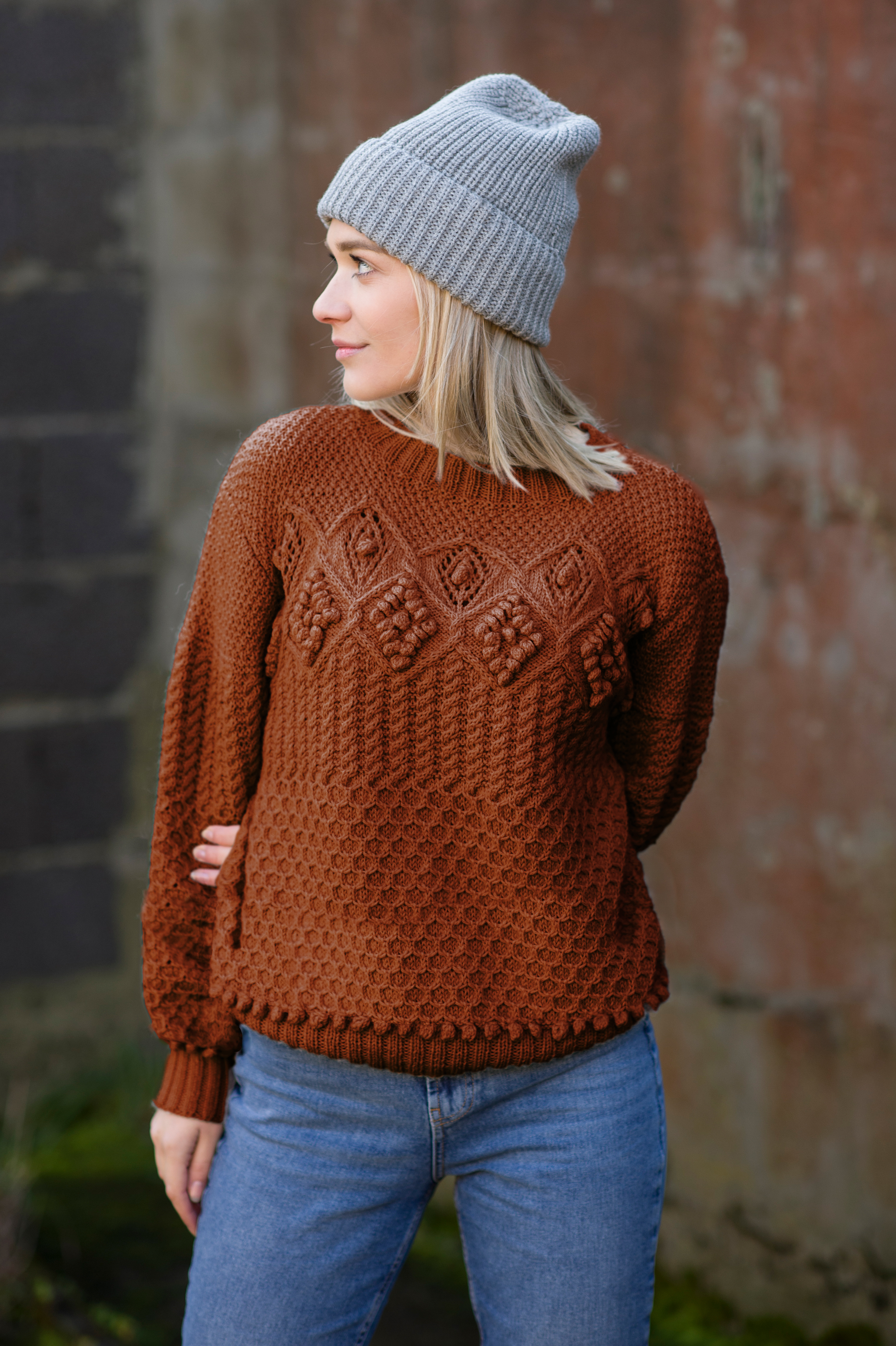 SUZANNE genser rustbrun