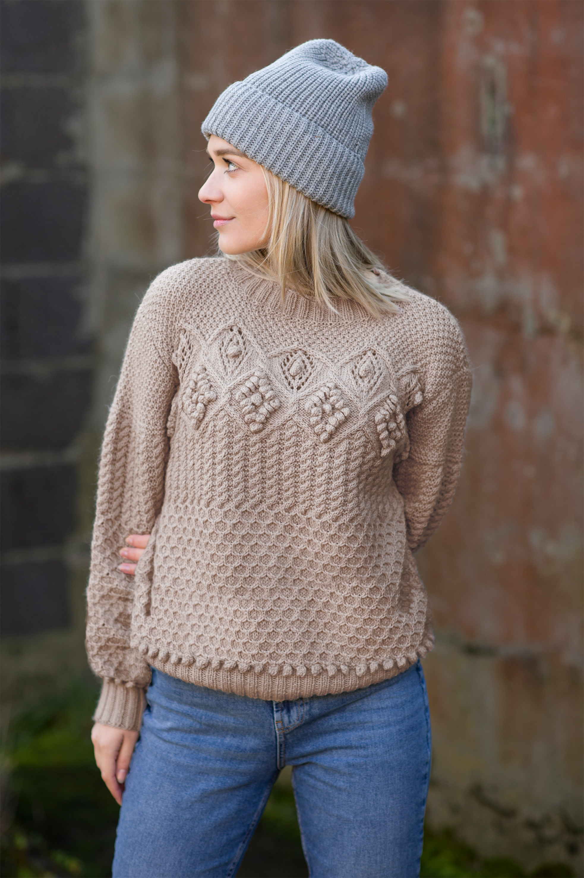 SUZANNE genser beige