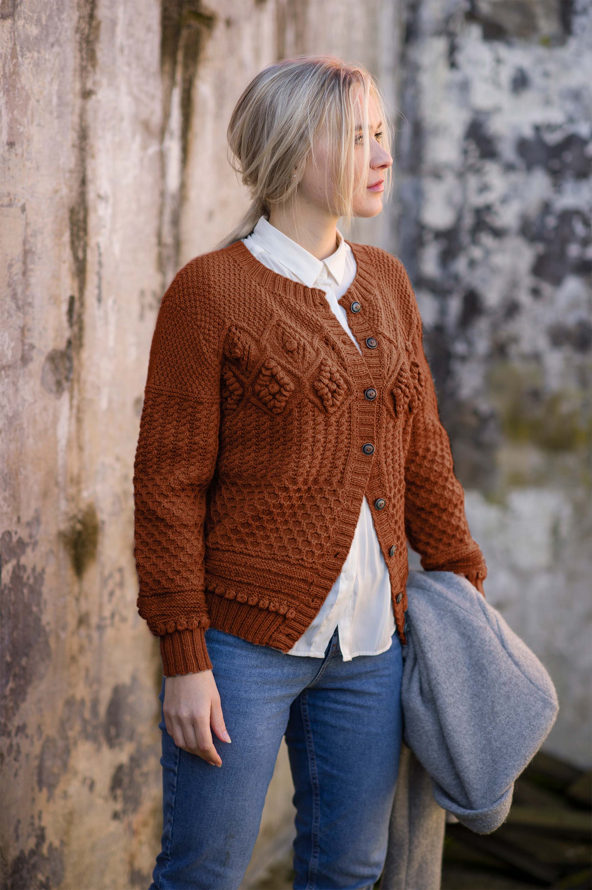 SUZANNE jakke rustbrun