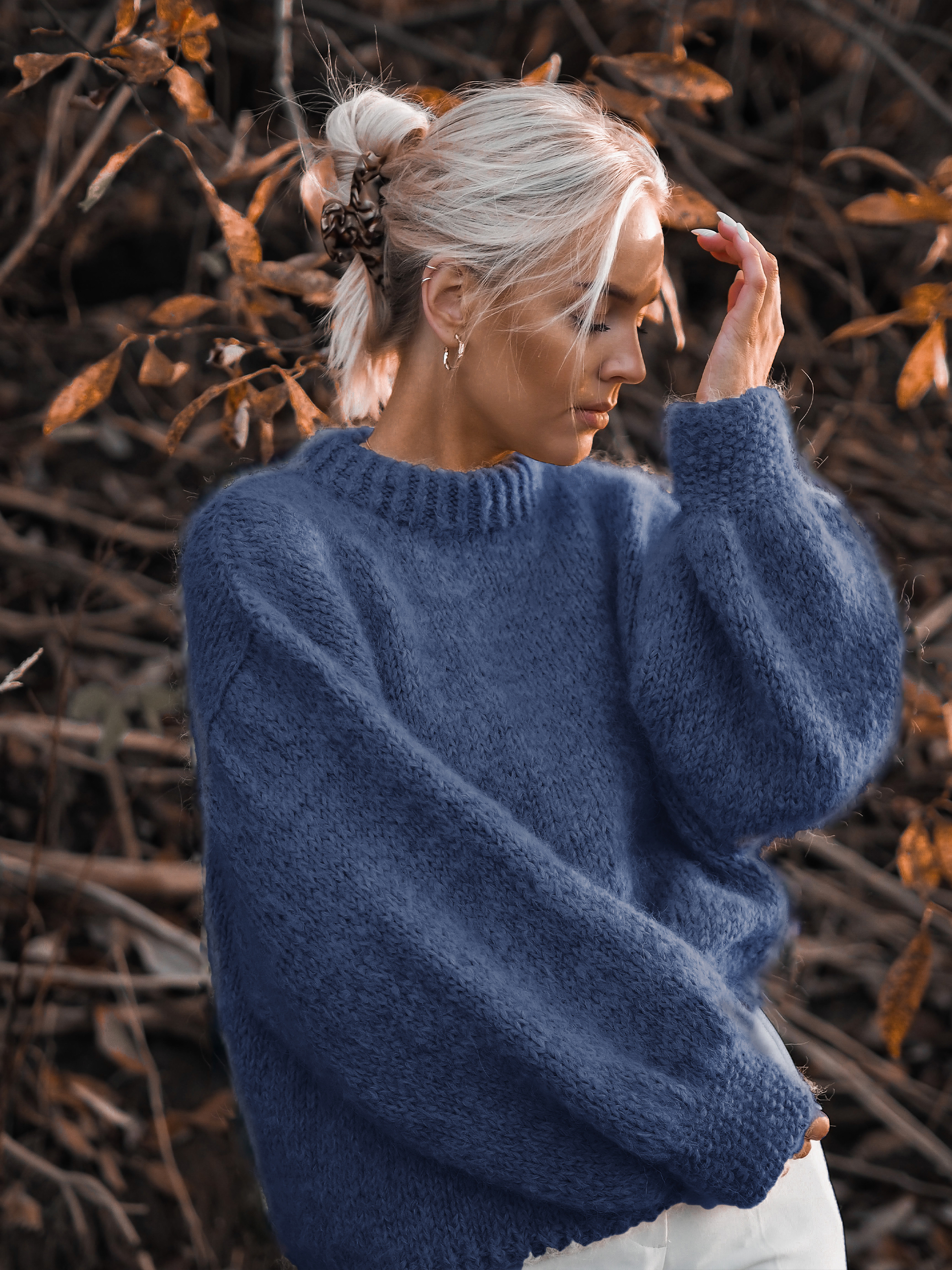 THE BASIC genser denim