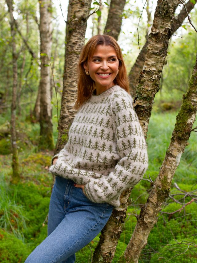 424K-09b TREETOP genser dame