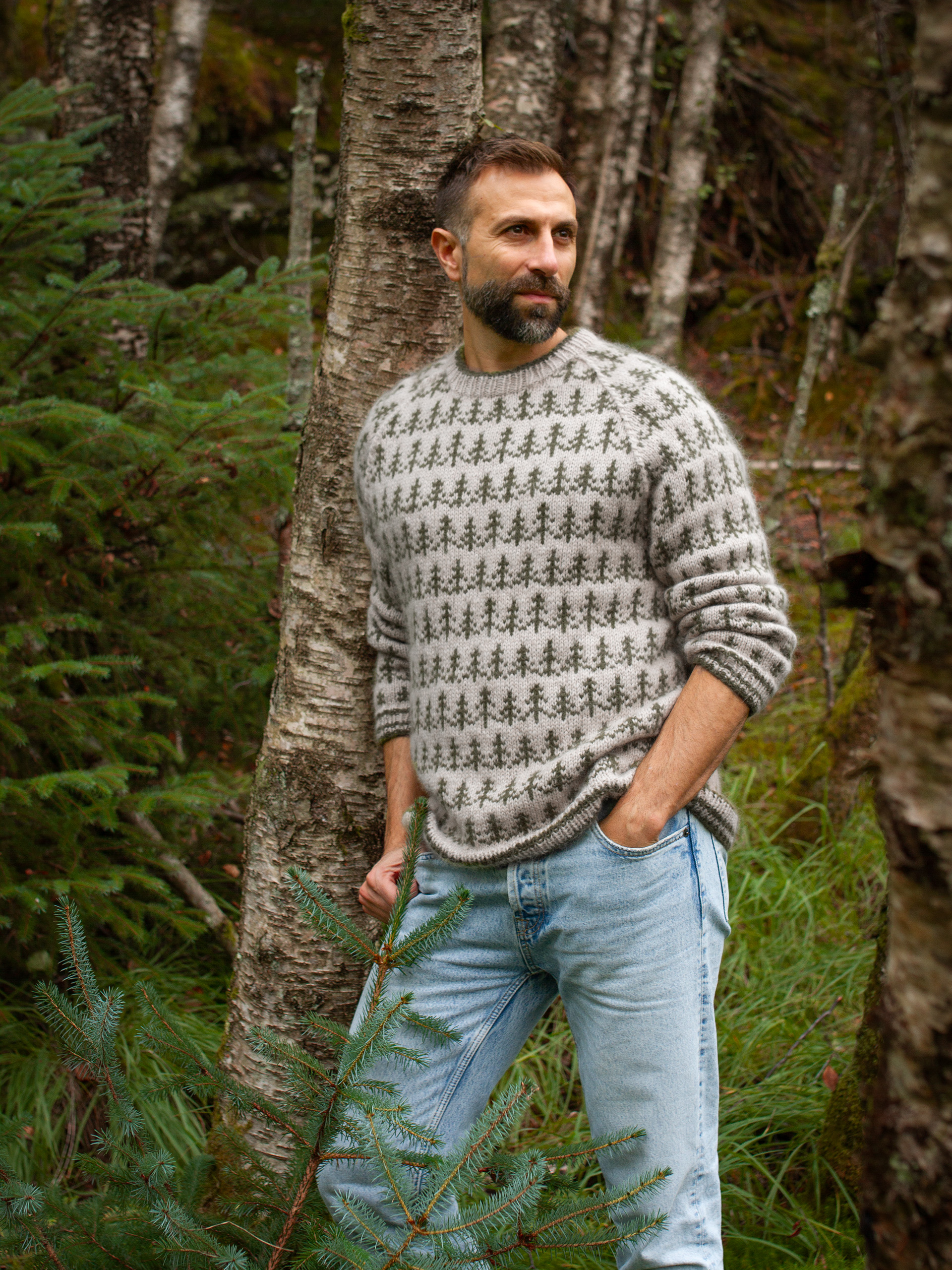 424K-10a&nbsp;TREETOP genser herre