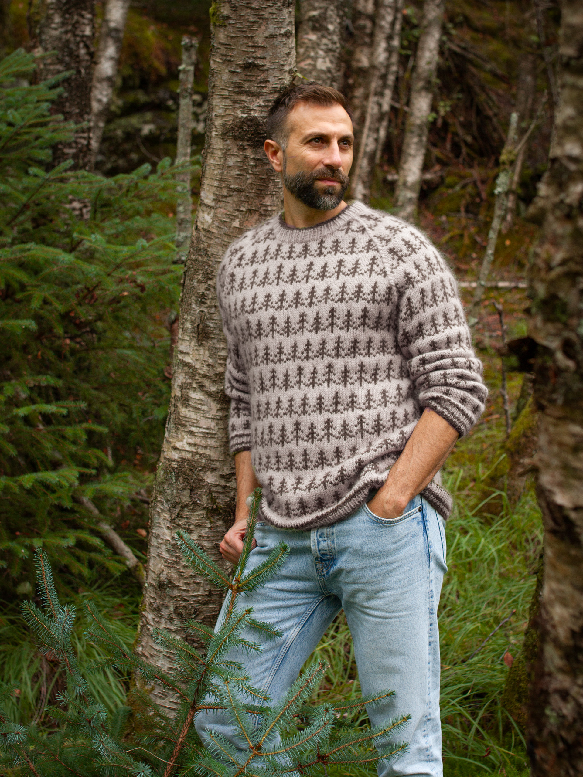 424K-10b&nbsp;TREETOP genser herre