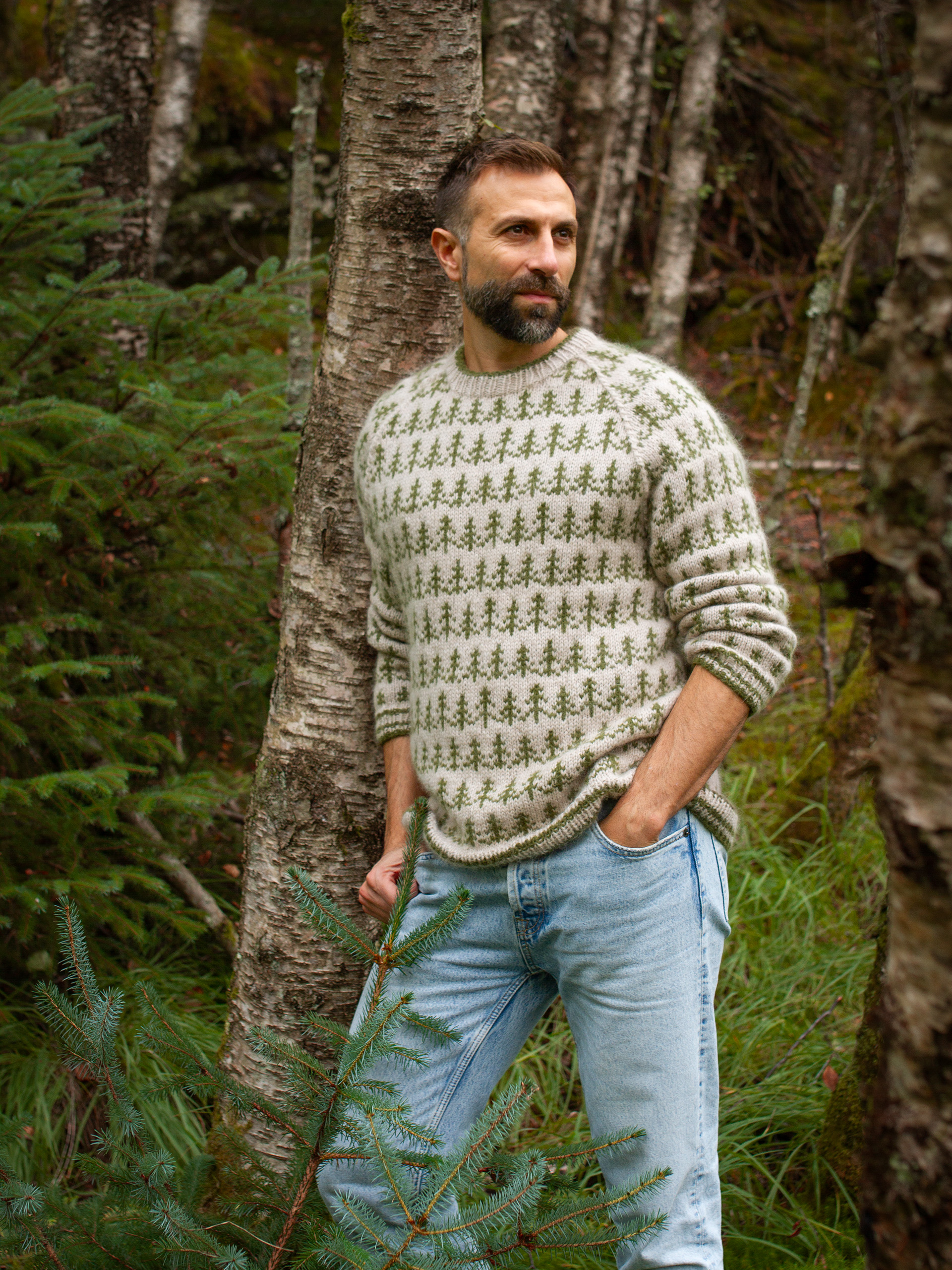 424K-10c&nbsp;TREETOP genser herre