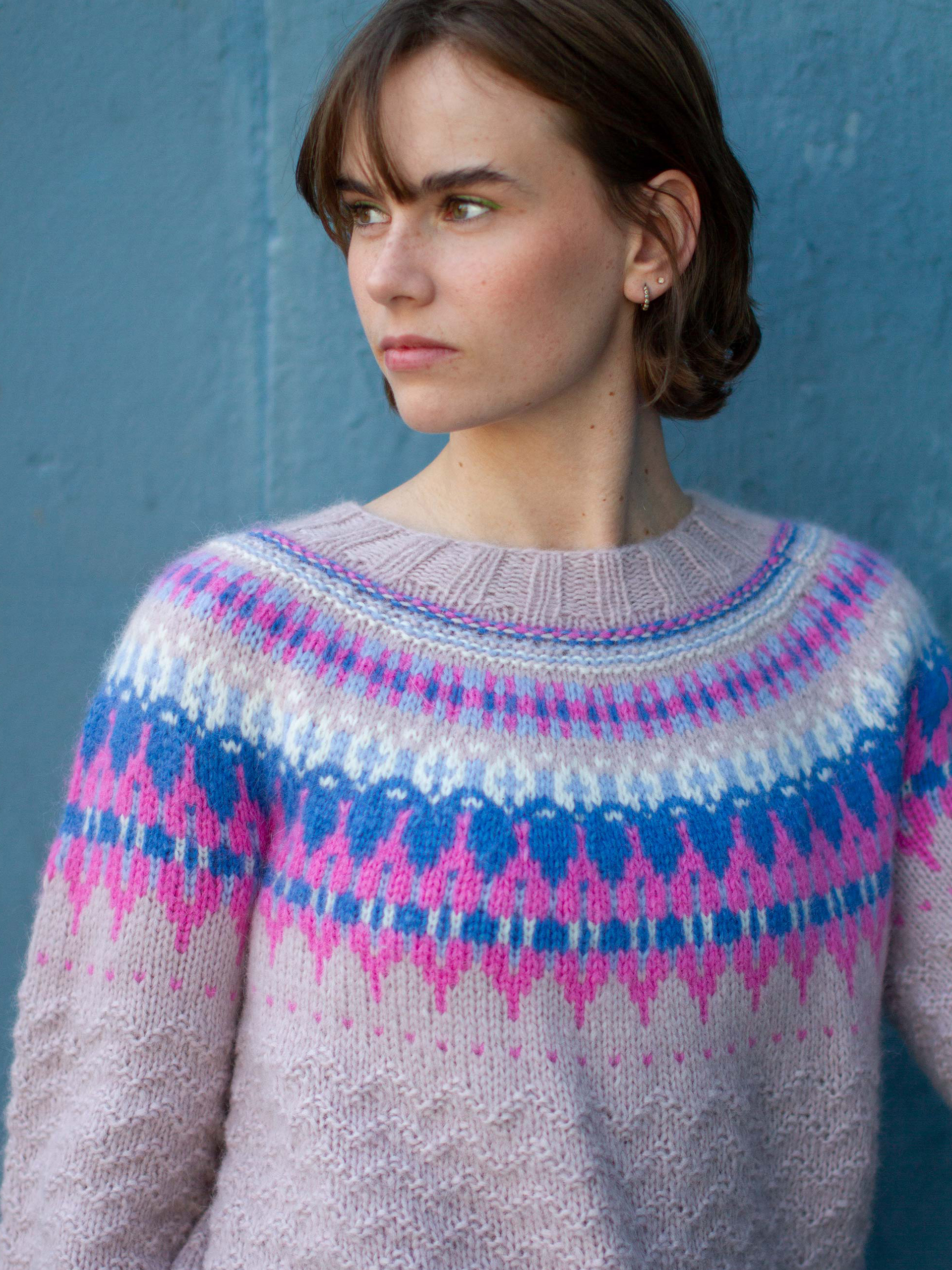 TRUE COLORS genser pudderrosa