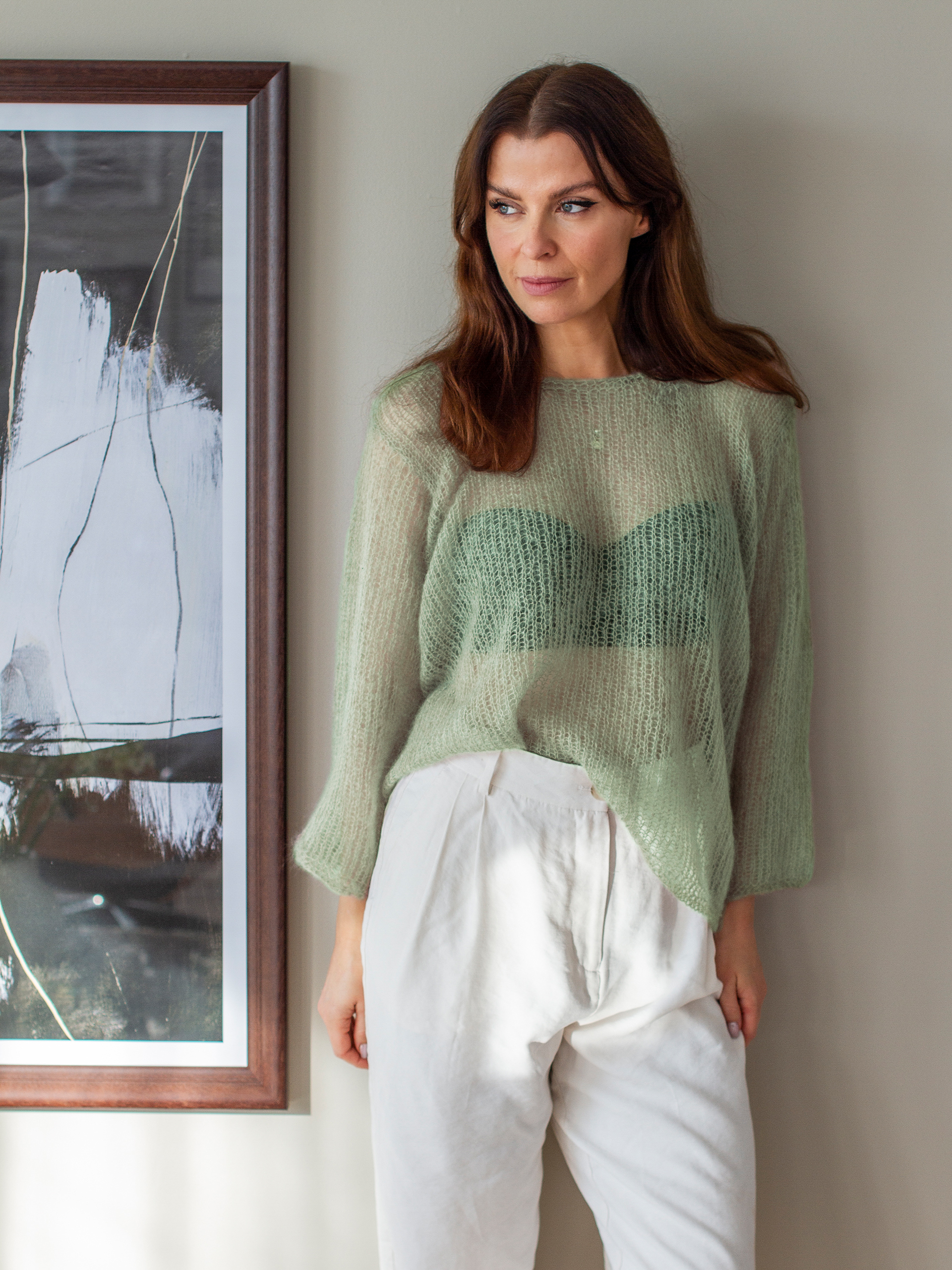 UNISONO genser dus grønn