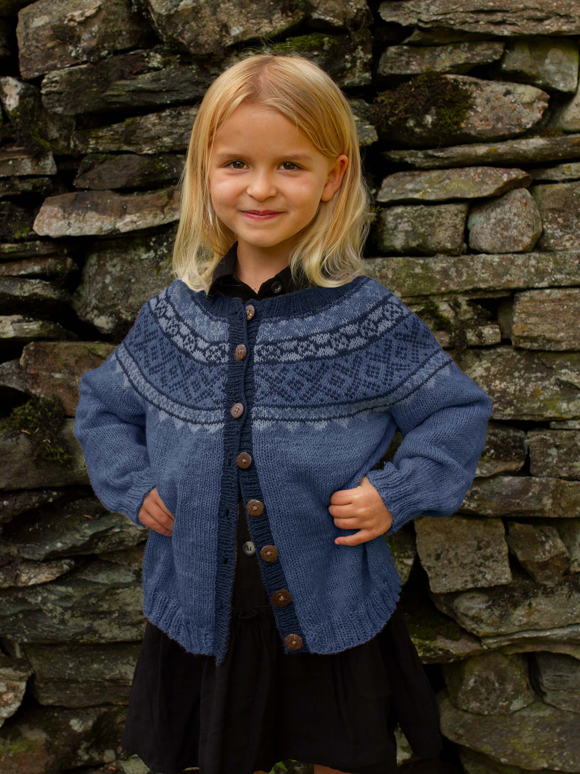 VIGGA cardigan denim