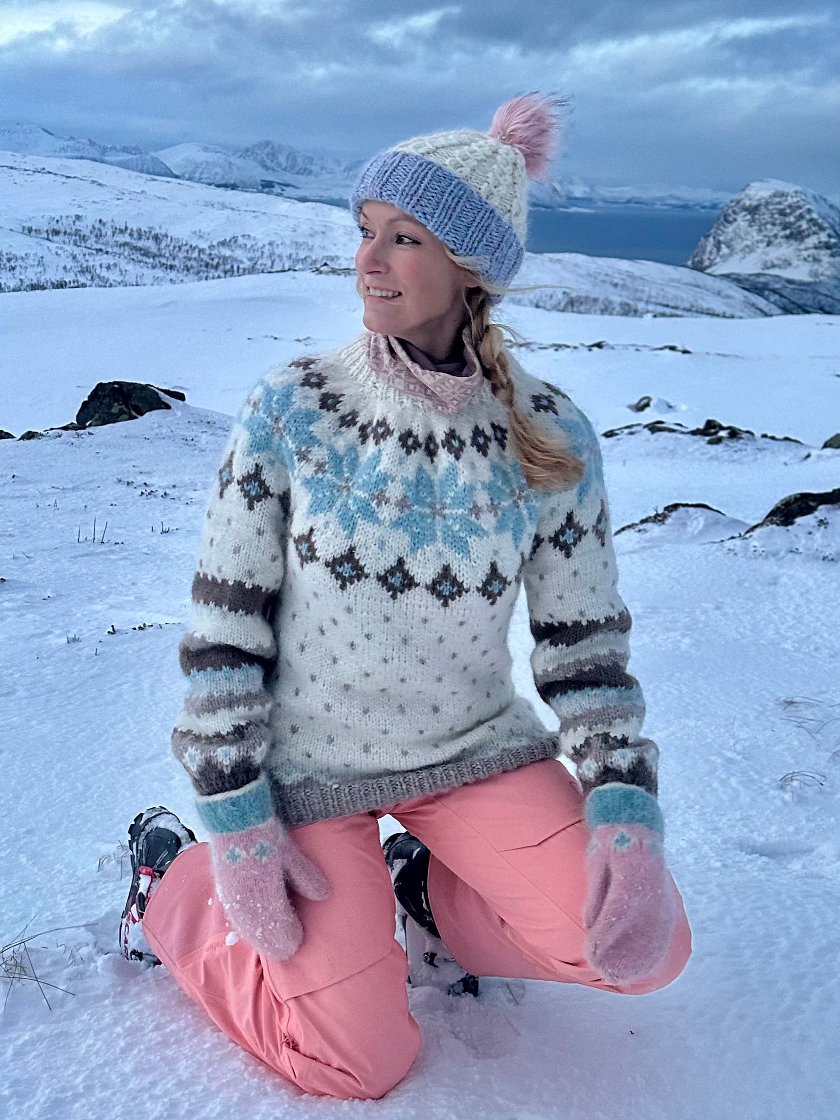 521E-09c Vinterstjerne genser fra nord