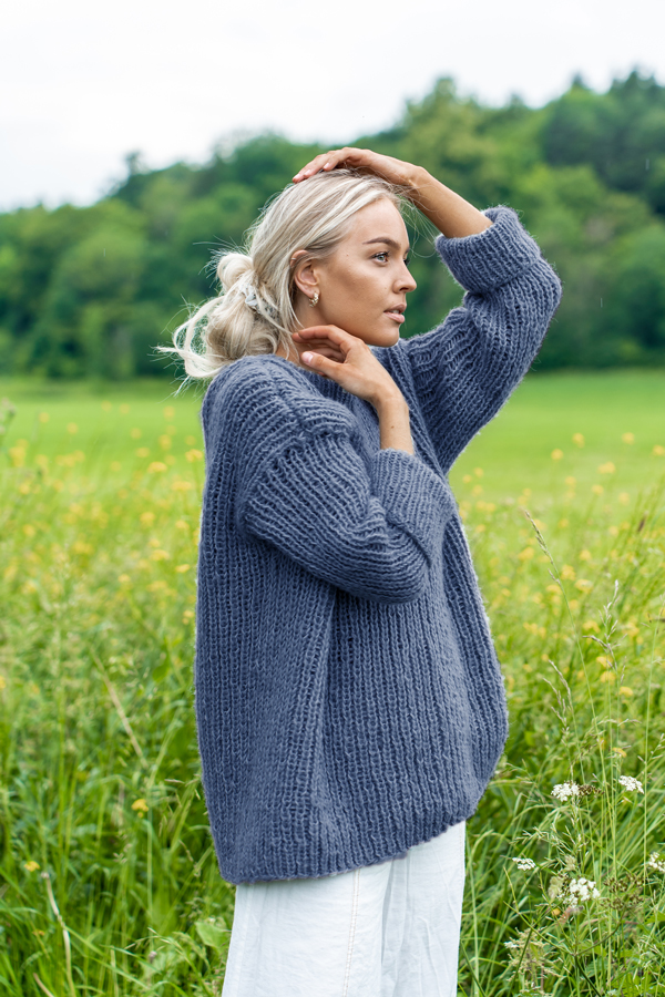 VL genseren støvet denim