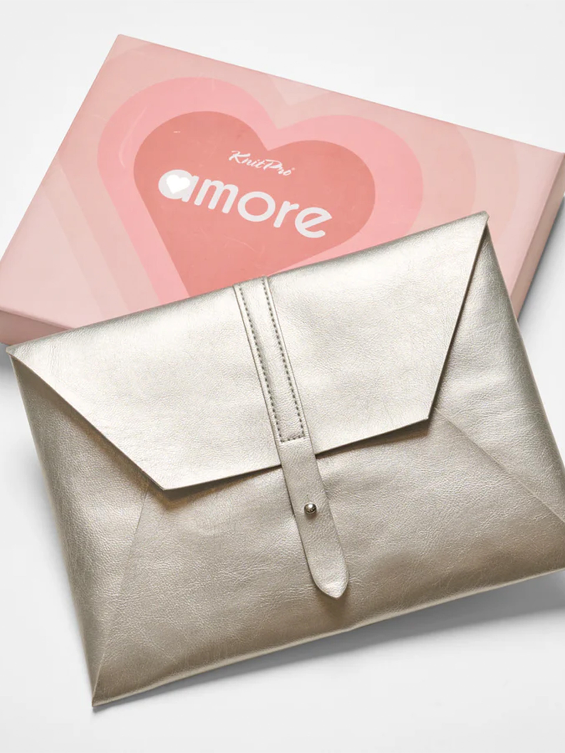 KnitPro Amore Red Wooden – Utskiftbare rundpinner