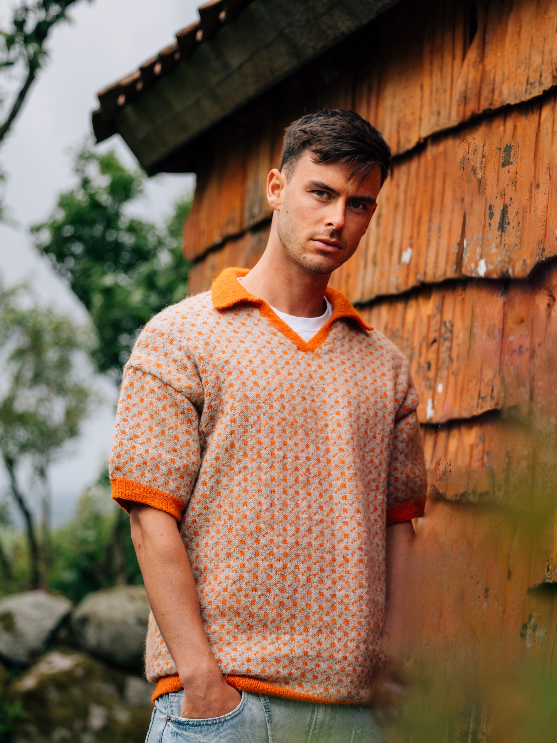 16-09 Islender herre t-skjorte