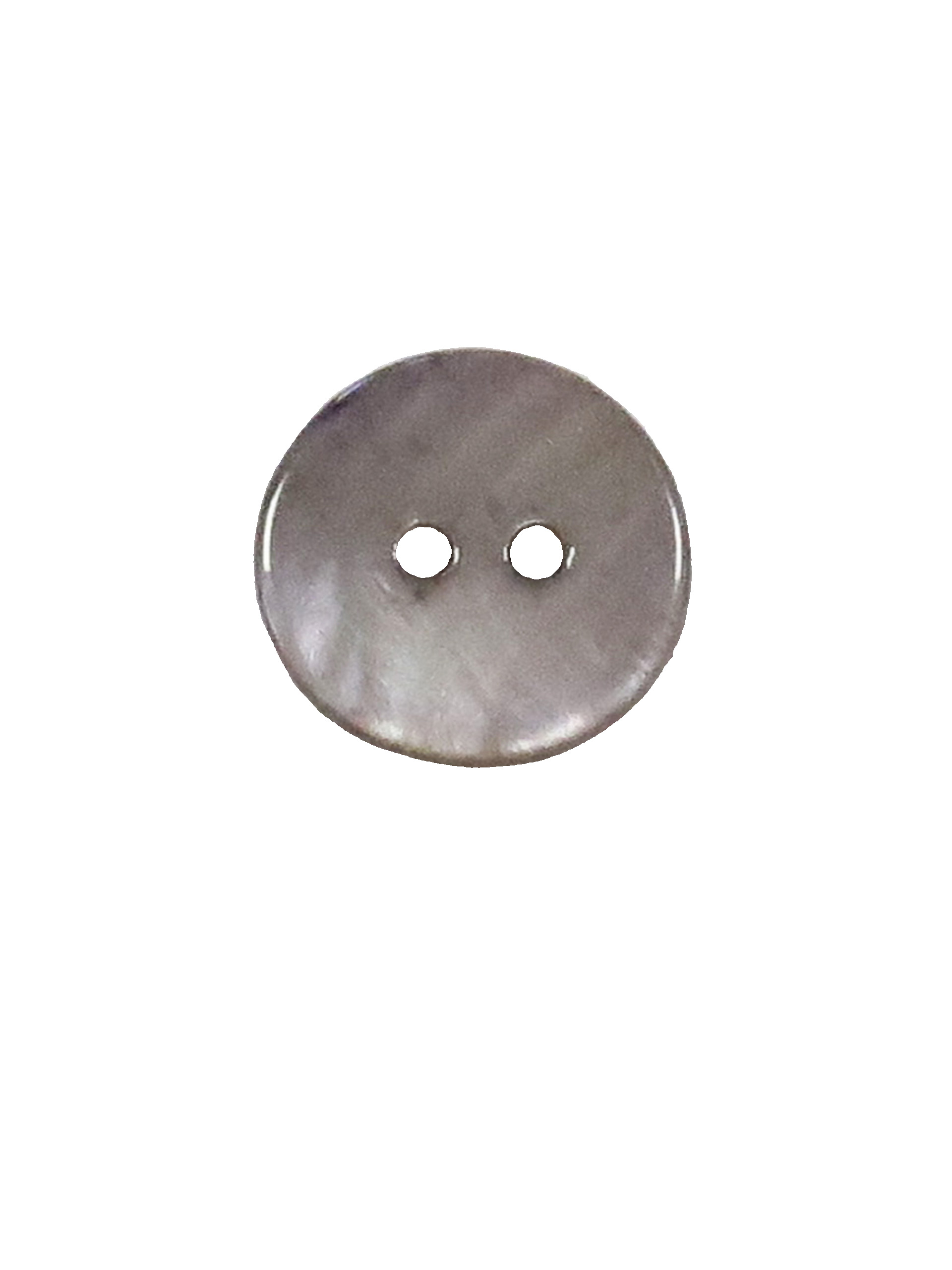 Knapp perlemor - Grå - 15mm