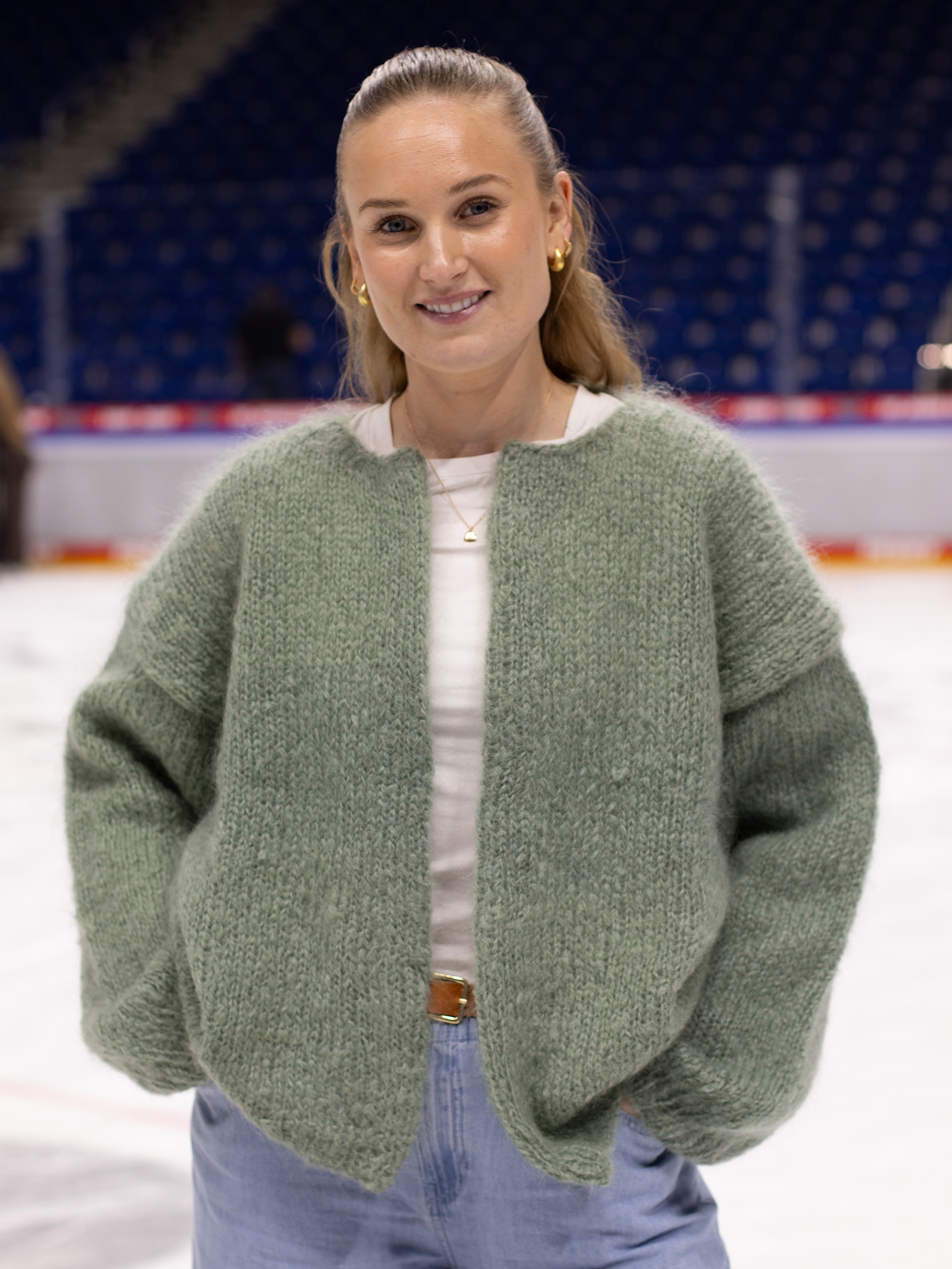 ADA cardigan jadegrønn