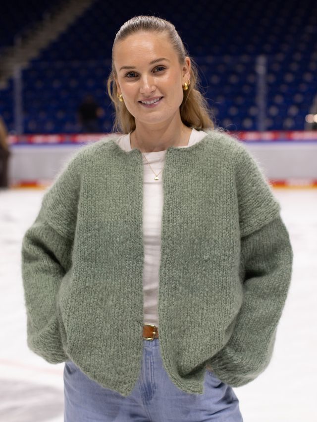 ADA cardigan jadegrønn