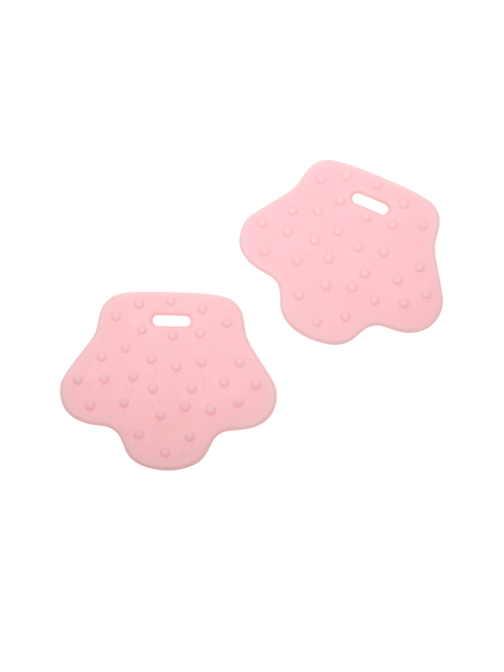 Myk TPE figur - dyrefot - lys rosa