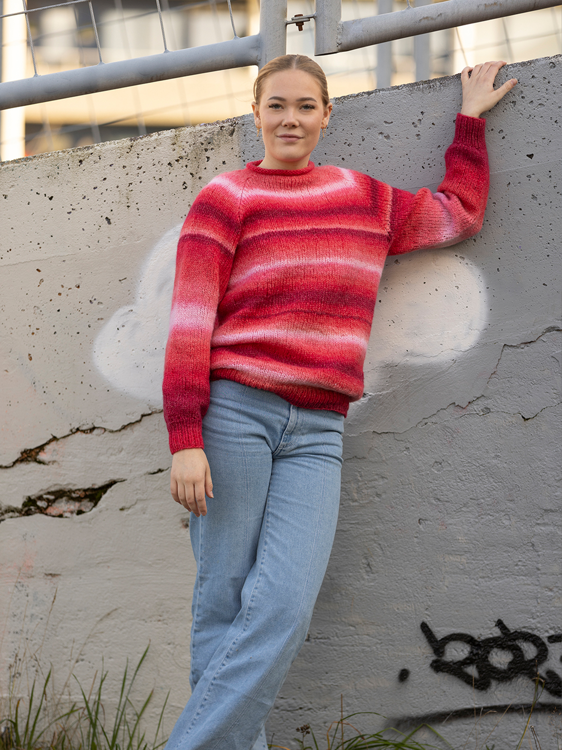 2337-5a Maroon genser