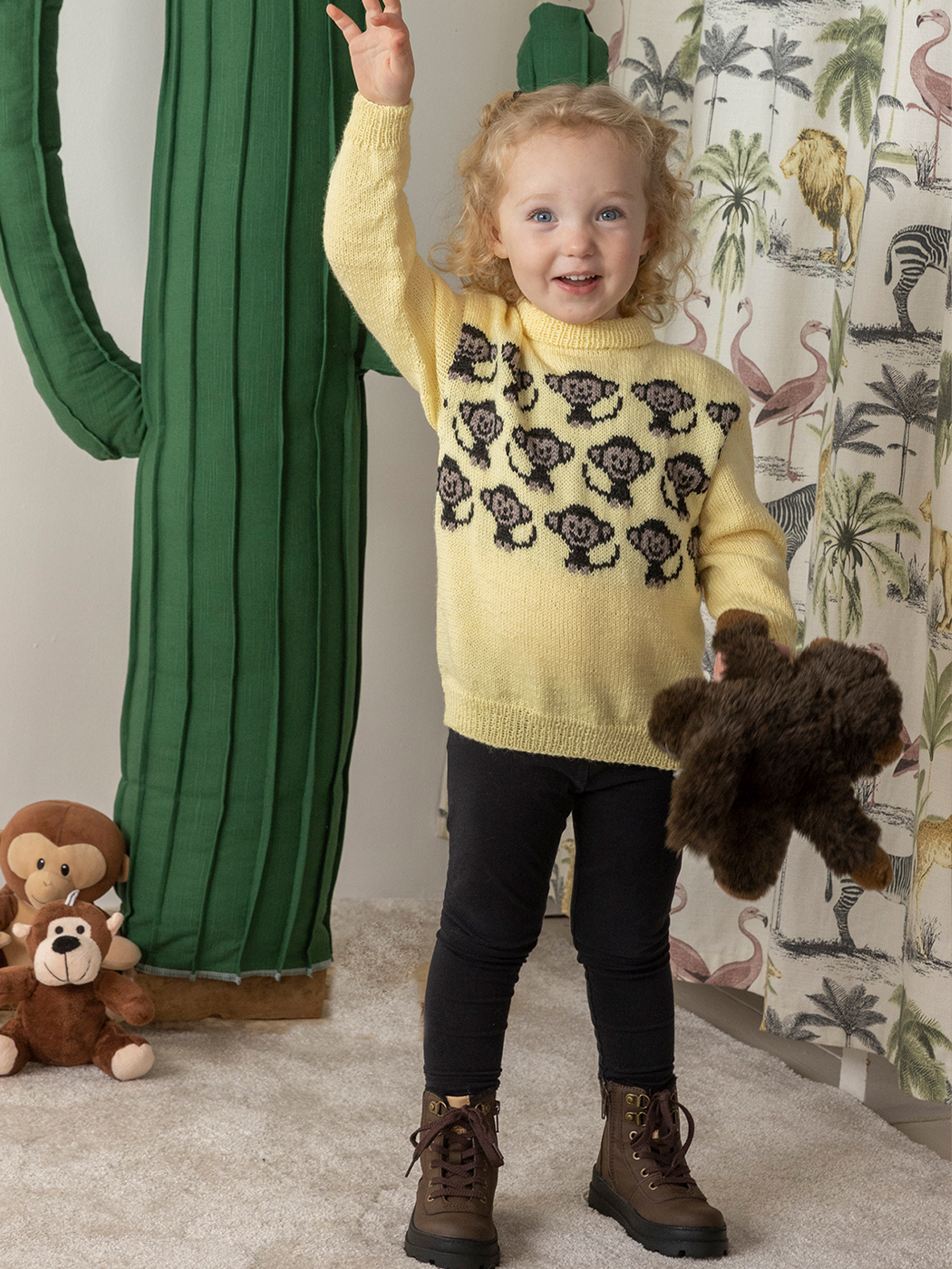 2401-9 Apekatt genser