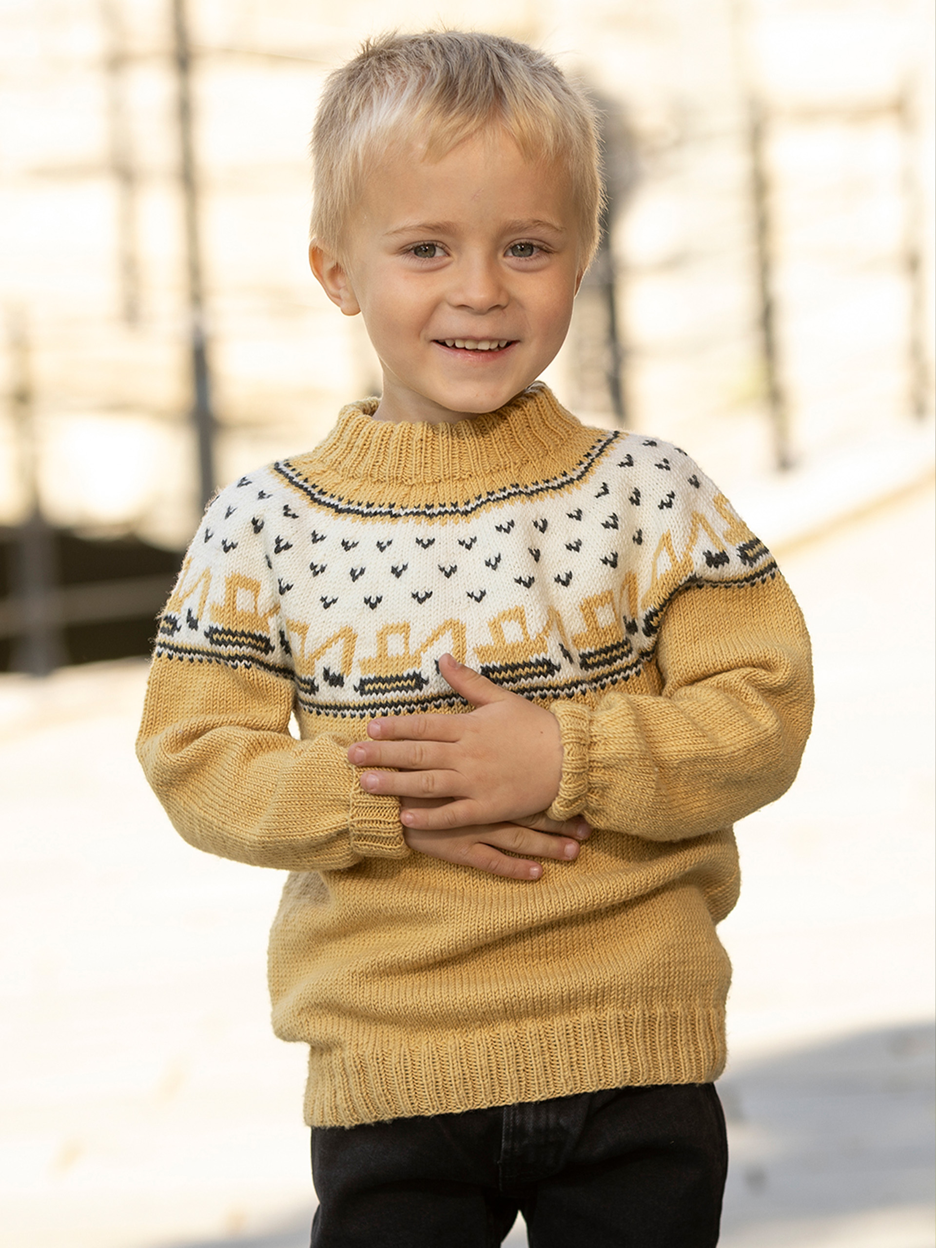 2424-10 Gravemaskin genser