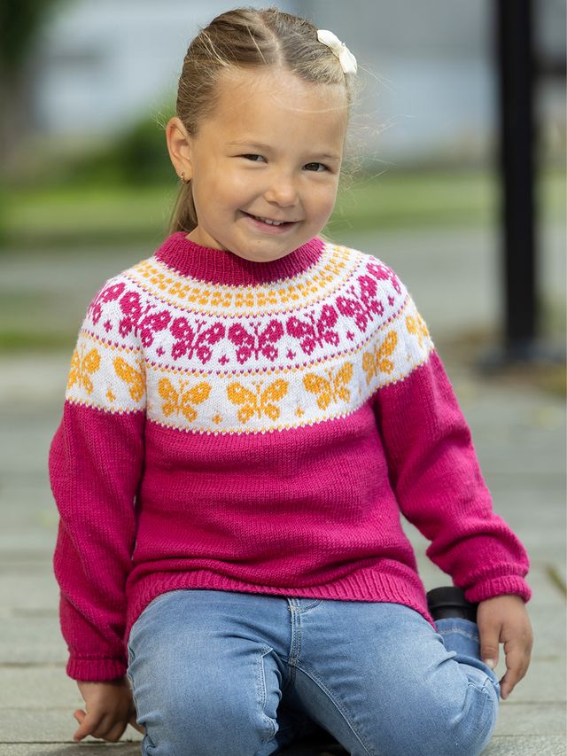 2424-1a Butterfly genser