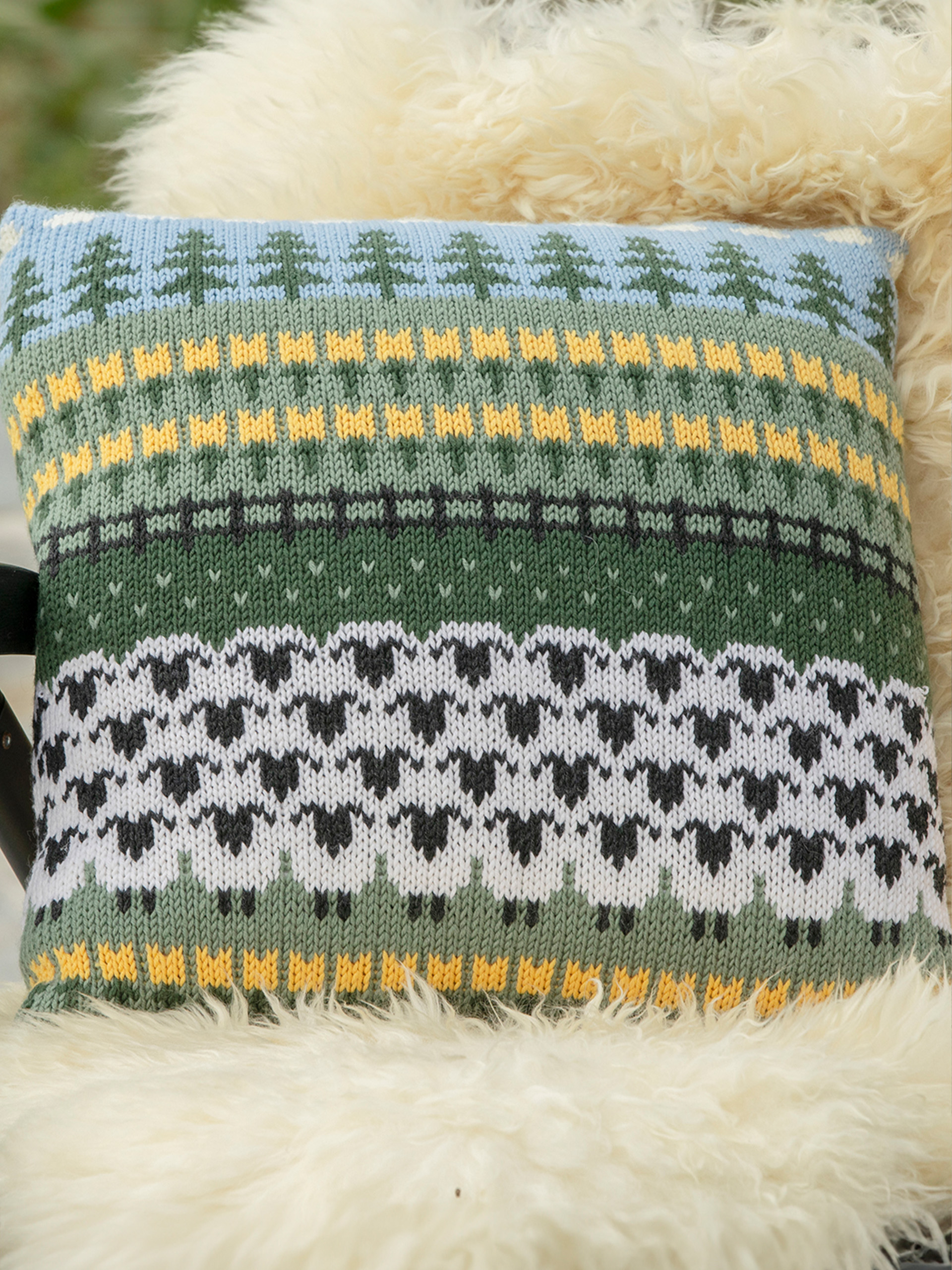 2427-17b Flokken på ferie pute