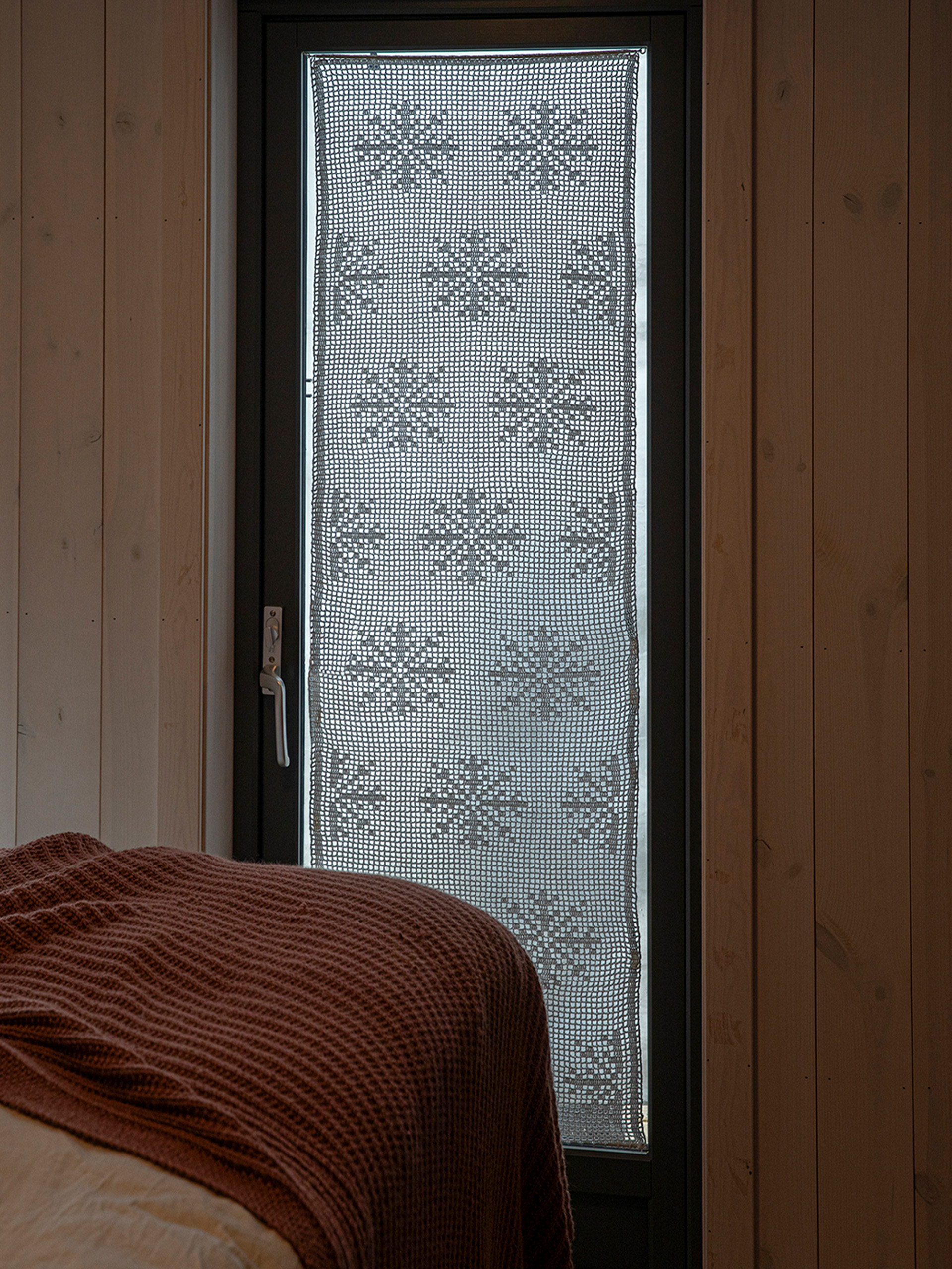 2429-9 Crystals panelgardin til dør