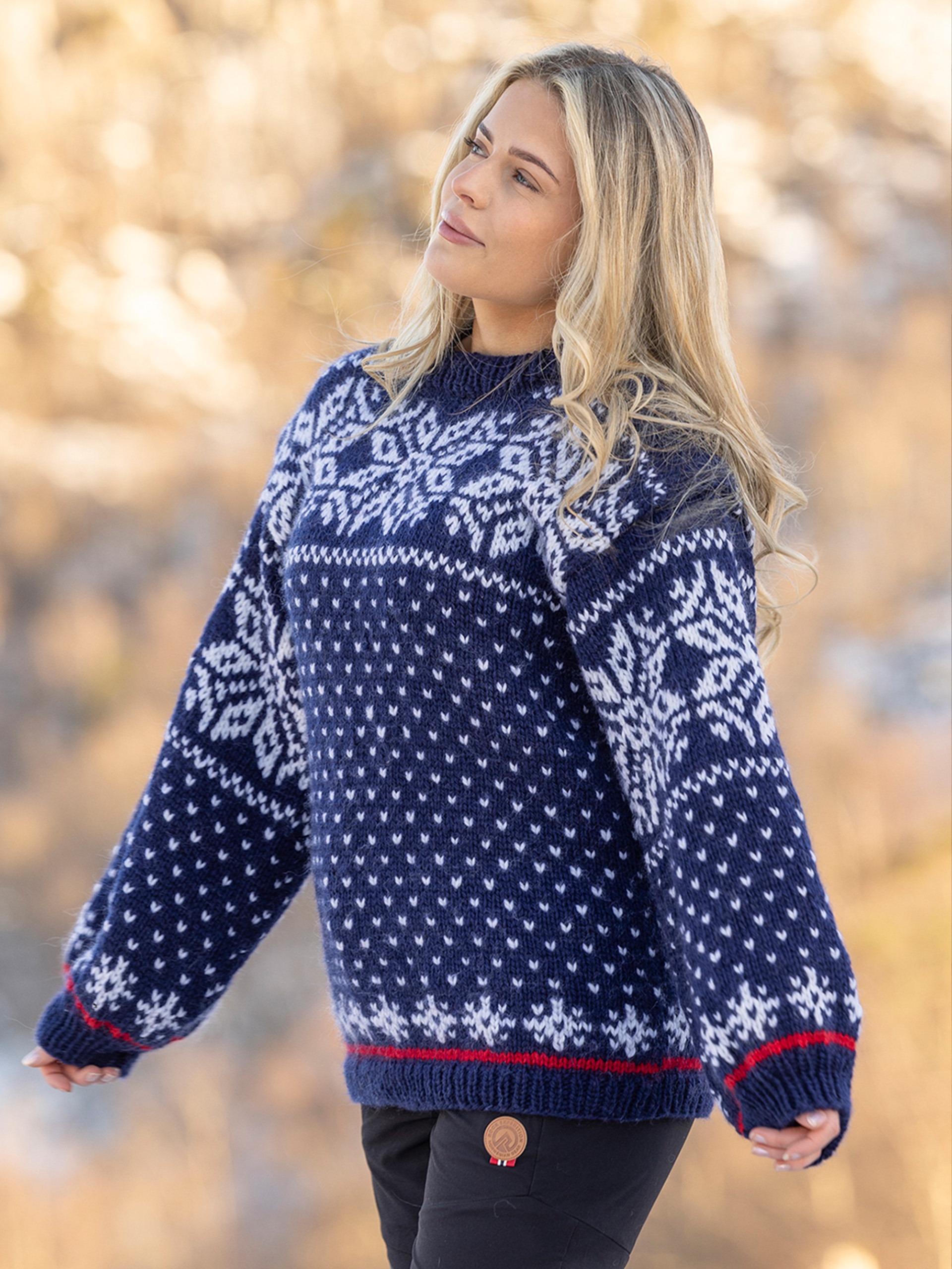 2605-2b Snøfall genser