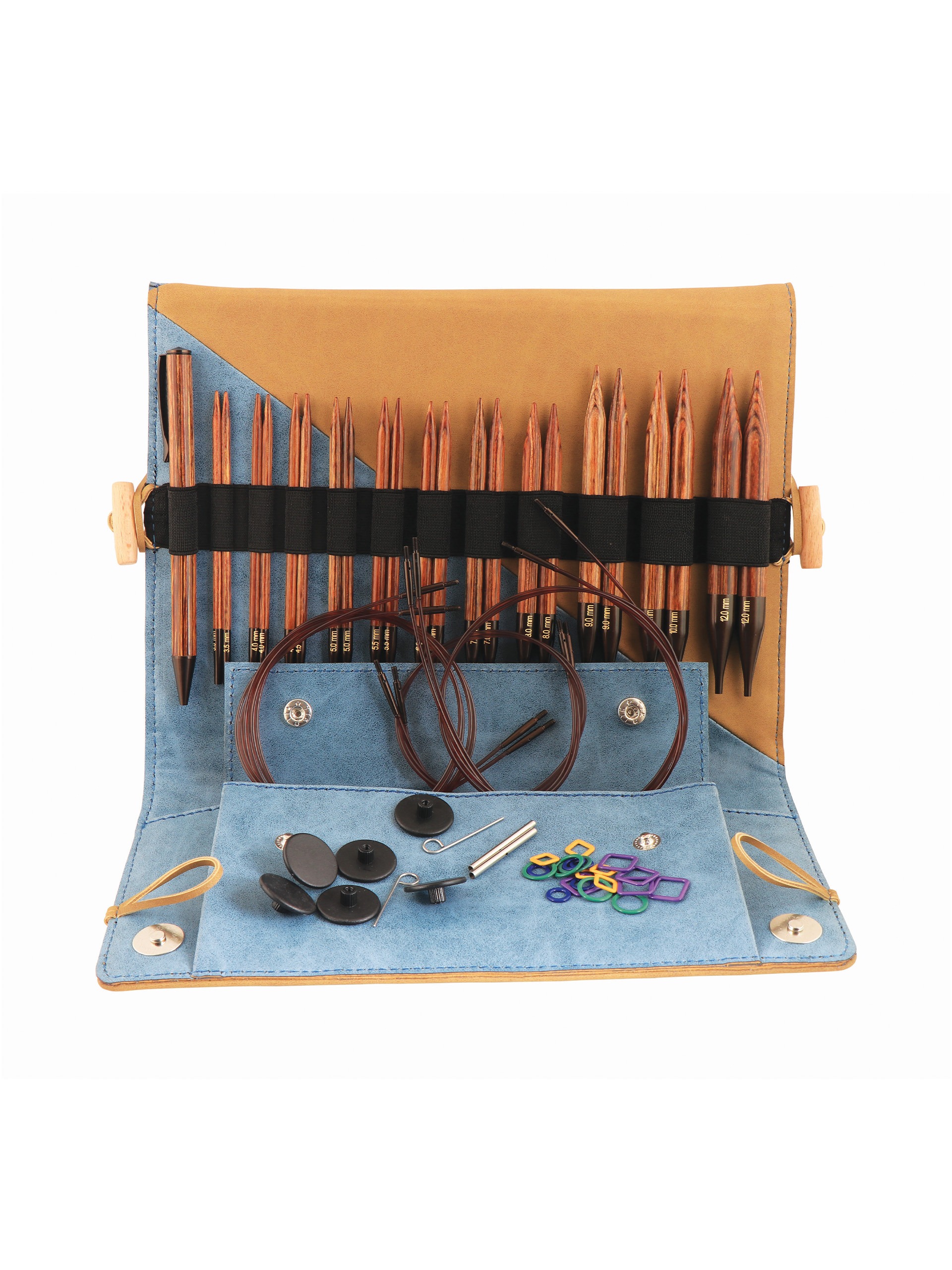 Ginger Blå, 3.5-12.0 mm Deluxesett utskiftbare pinner