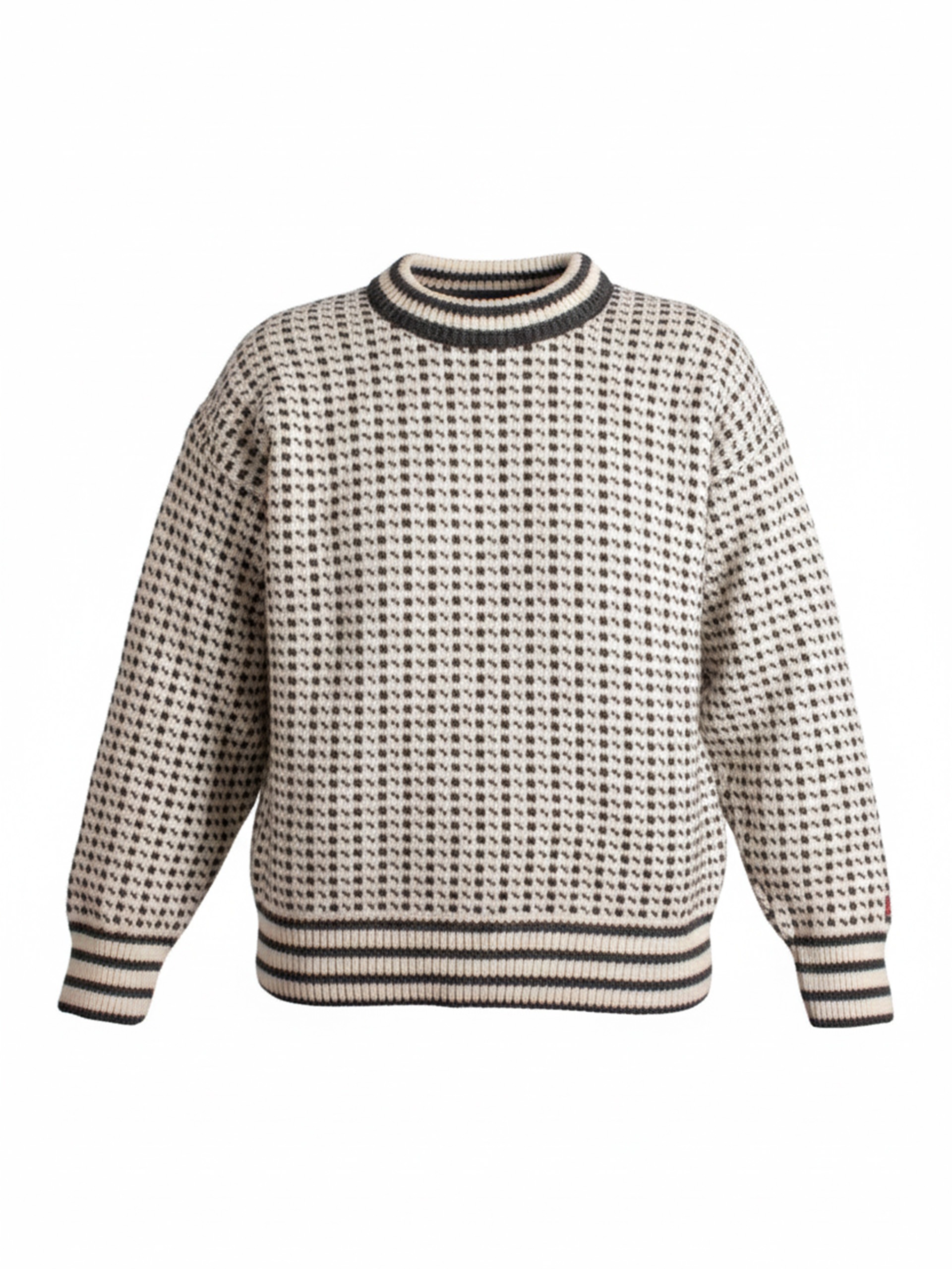 Str. XL - Islender unisex genser offwhite