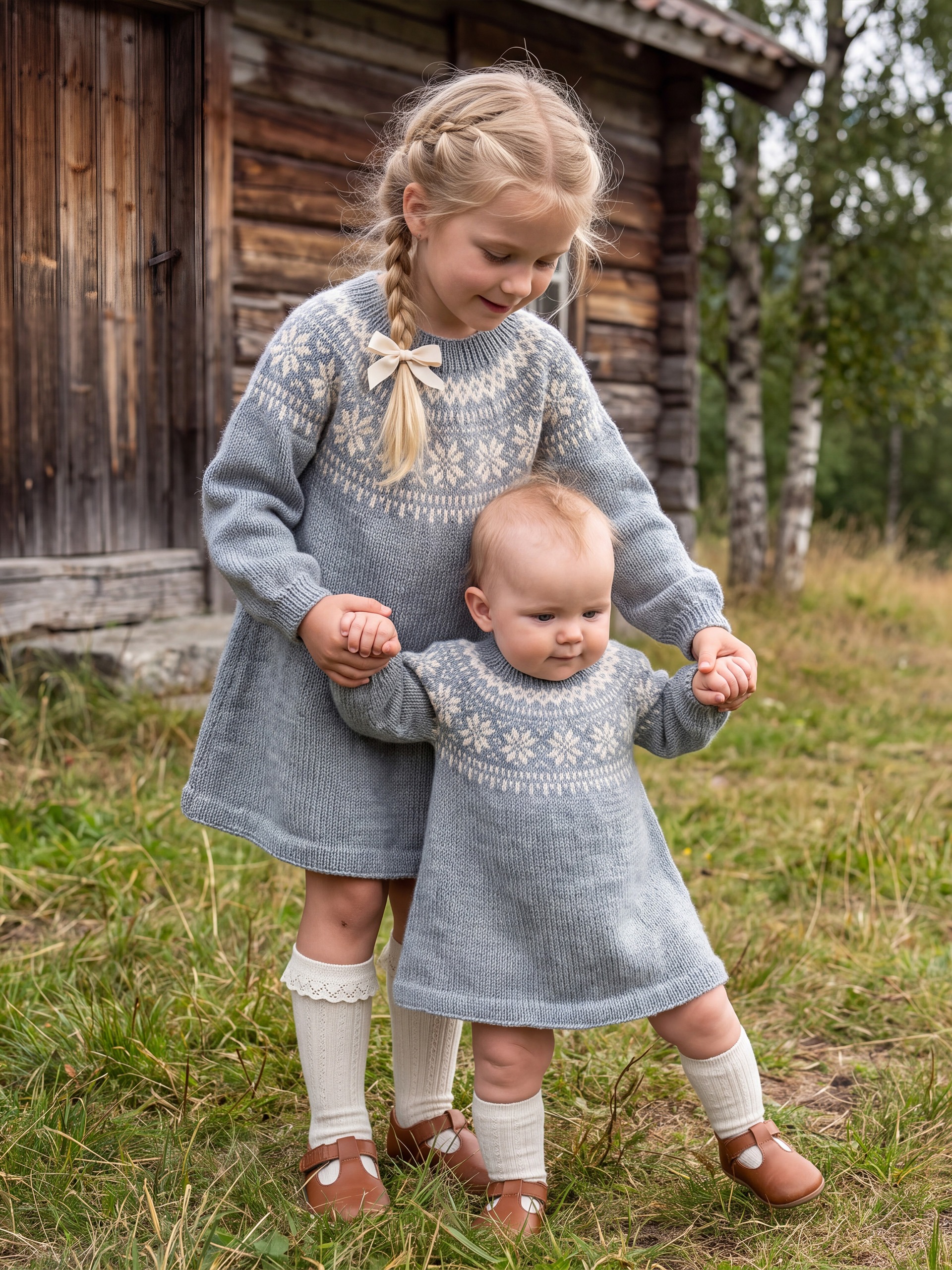 621MS-38b Chunky Selbu kjole (Stay)