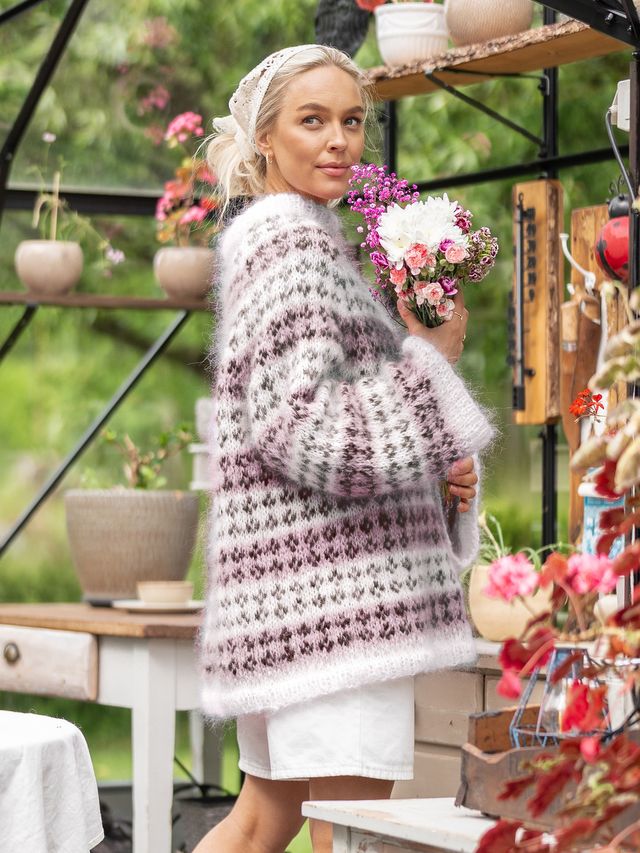 523V-01i Blome genser vol.1 gammelrosa