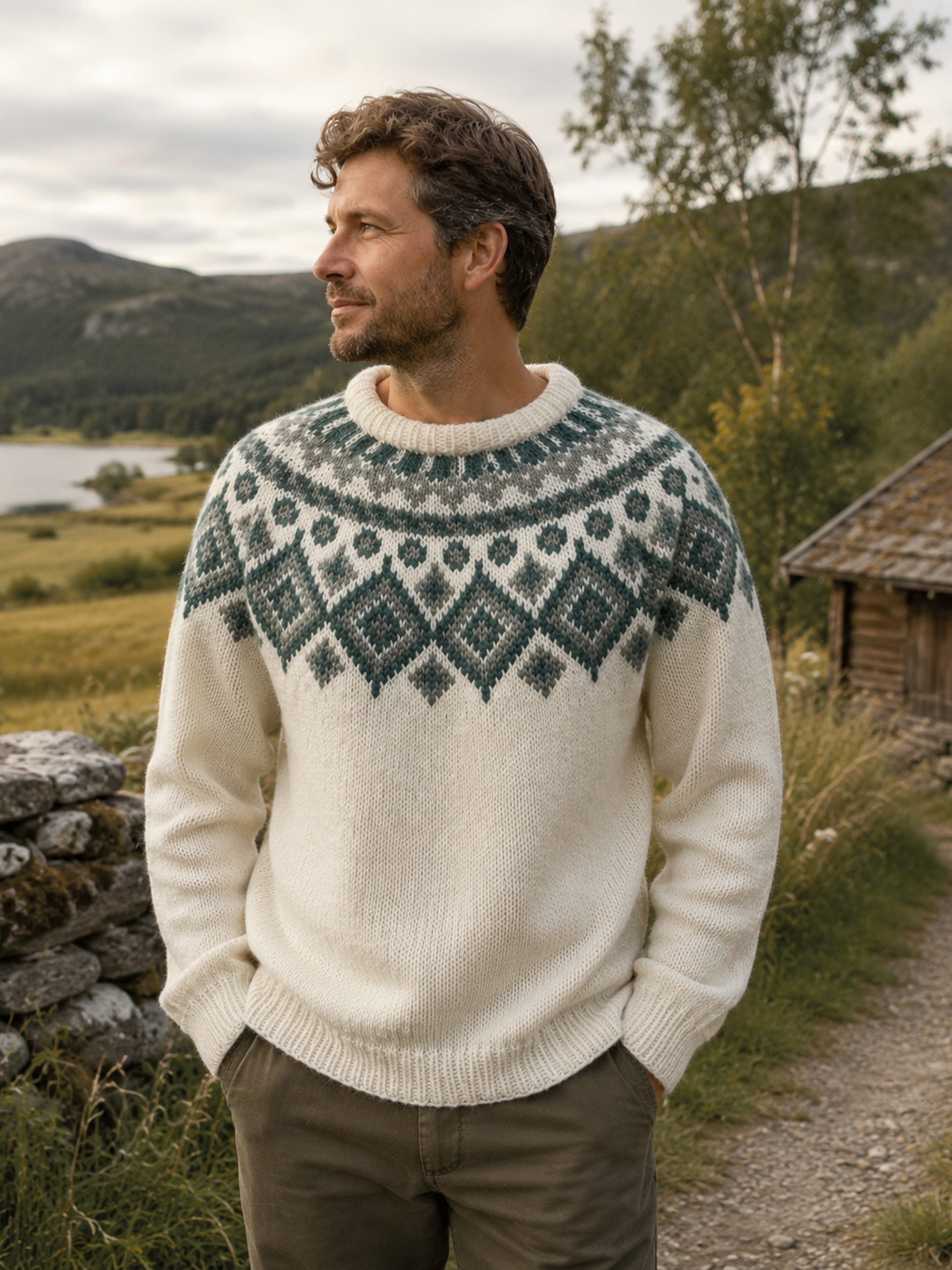 621MS-31 Fjord genser unisex