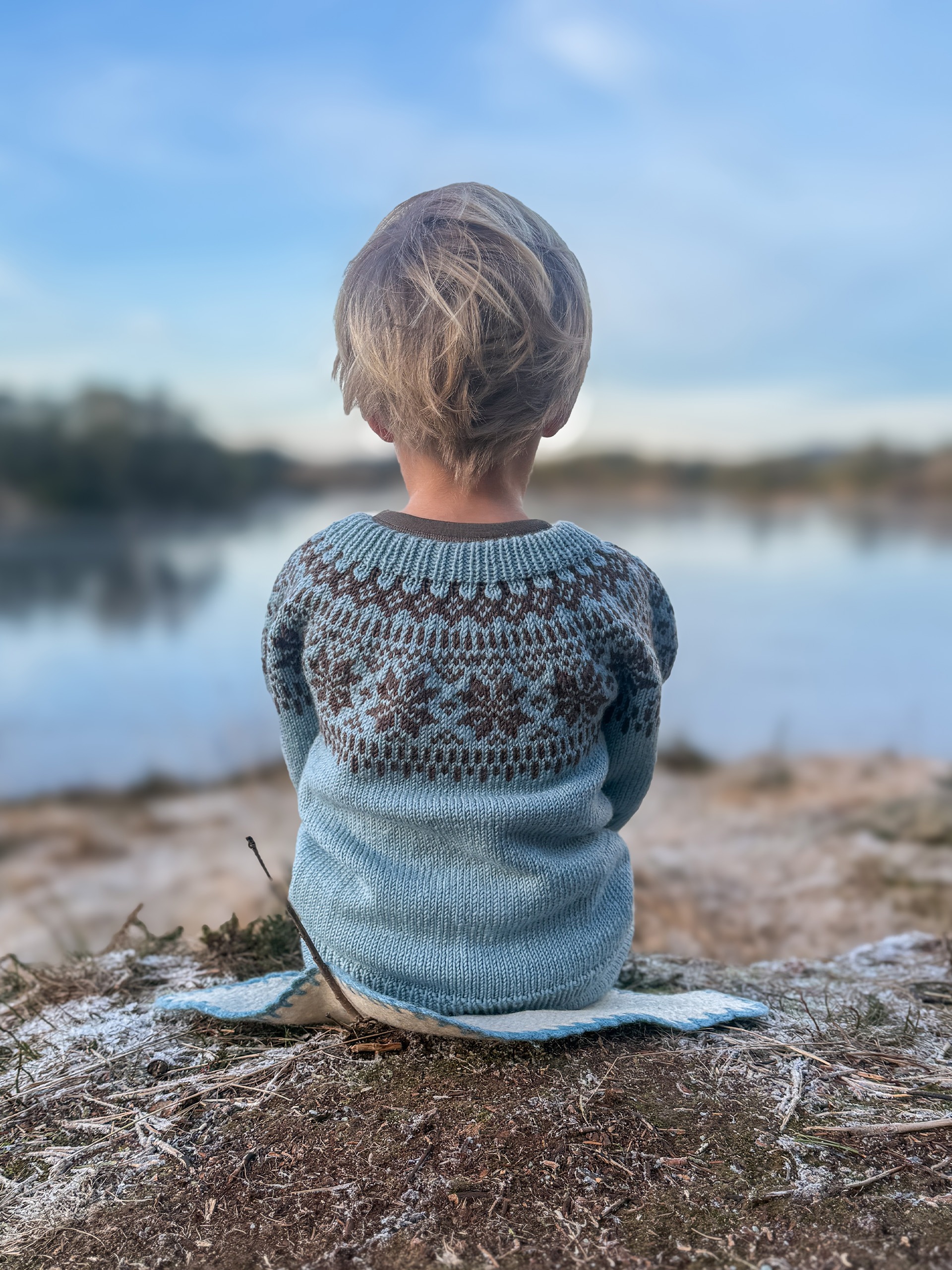 621MS-03 Chunky selbu genser mini