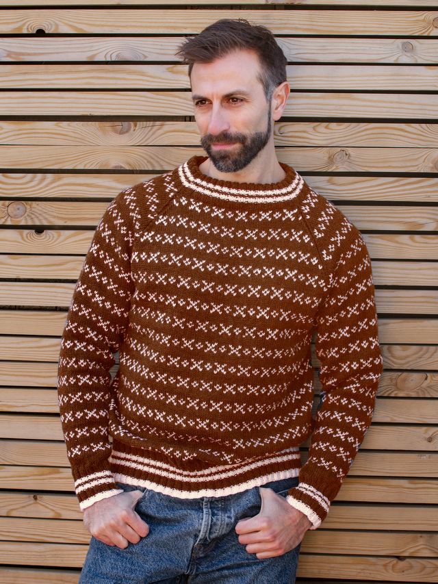 HUSAVIK Islender herre rustbrun (Woolevo)