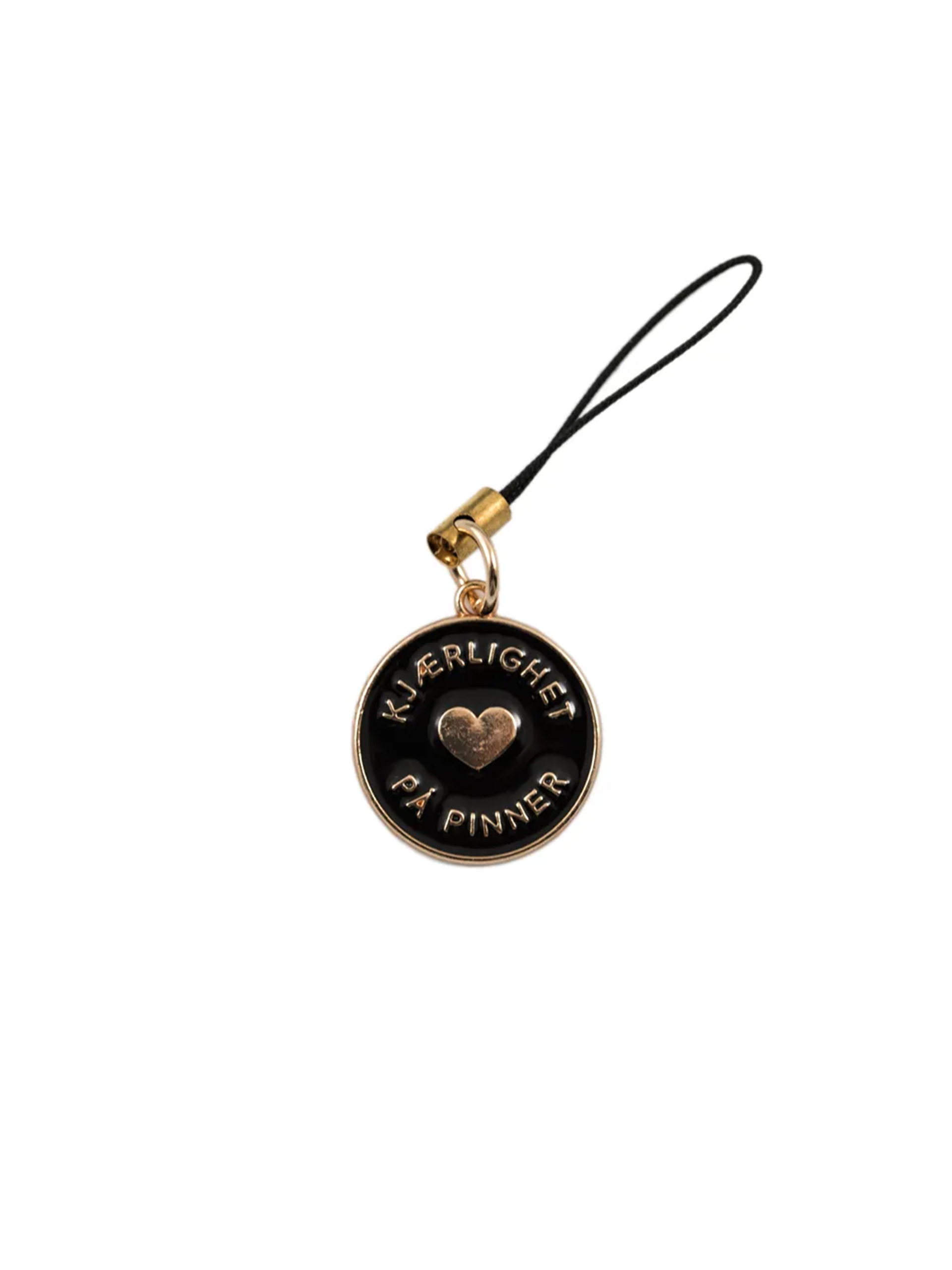 Maskemarkør - Rund - sort/gull