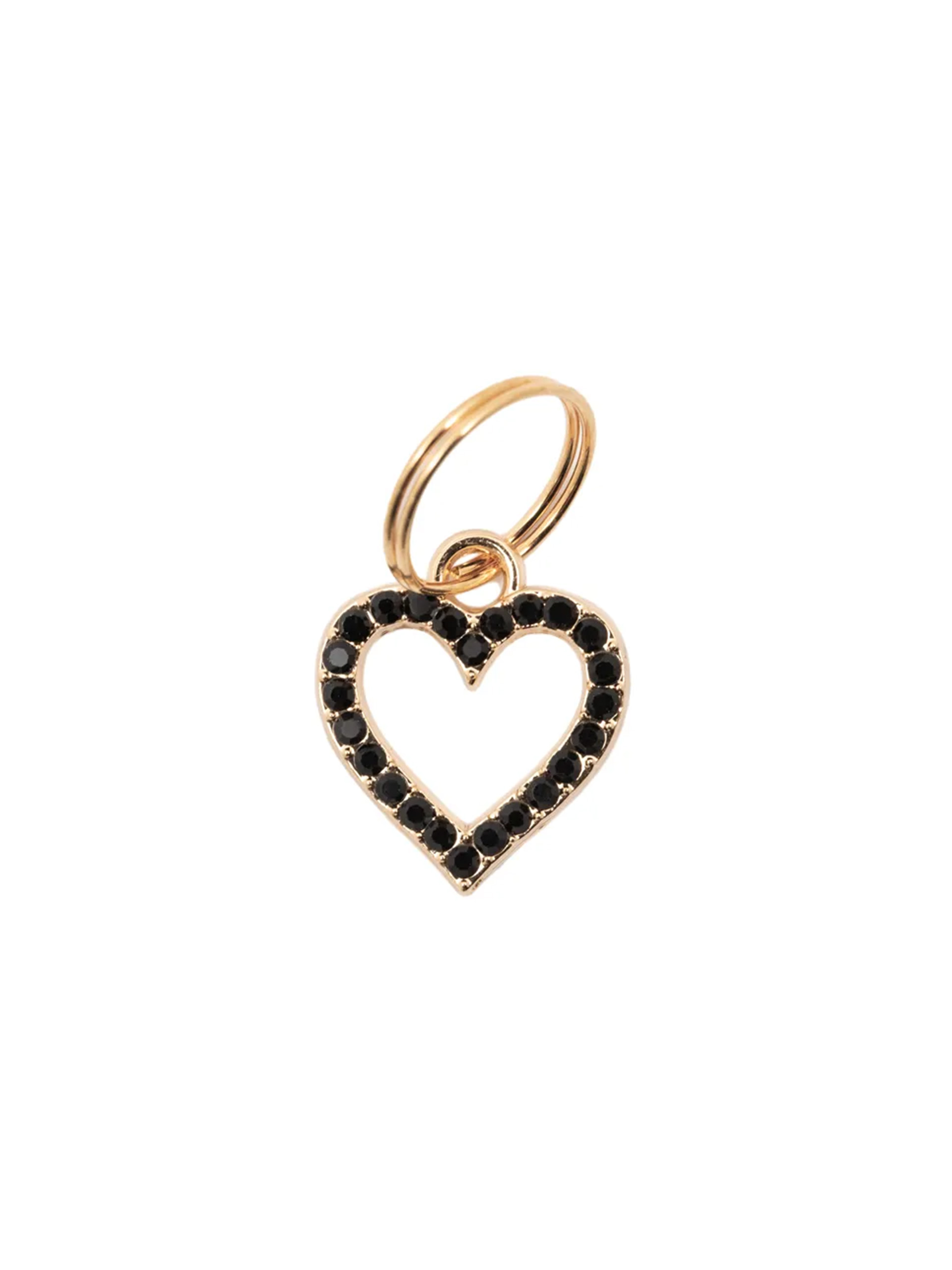 Maskemarkør - Hjerte - sort