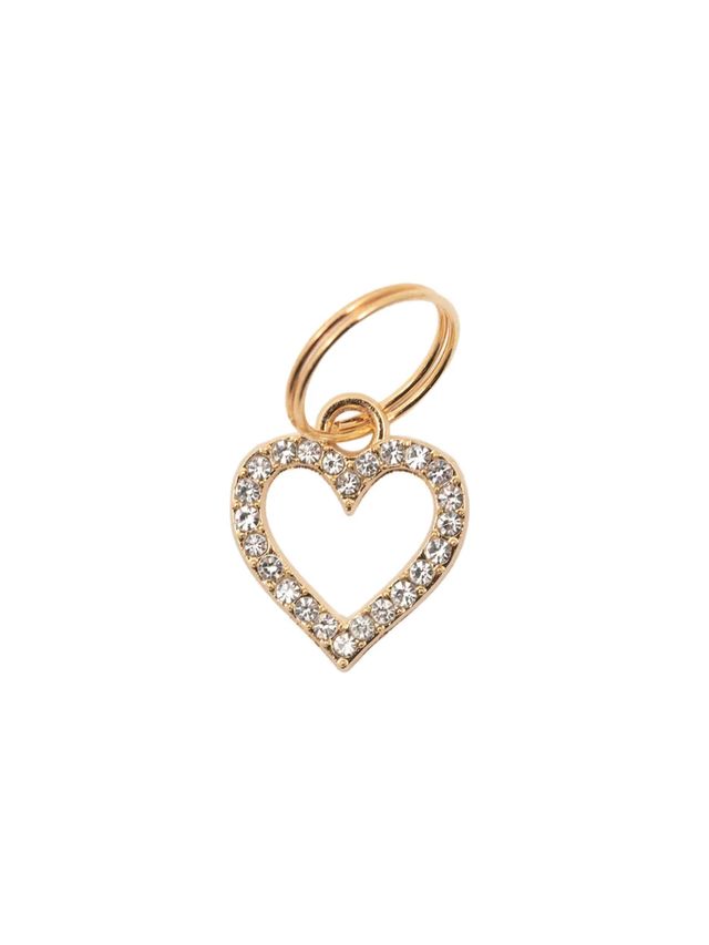 Maskemarkør - Hjerte - gull