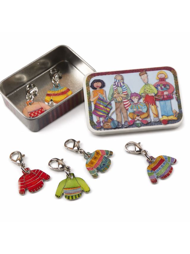 Maskemarkører m/tinnboks - Strikkede gensere