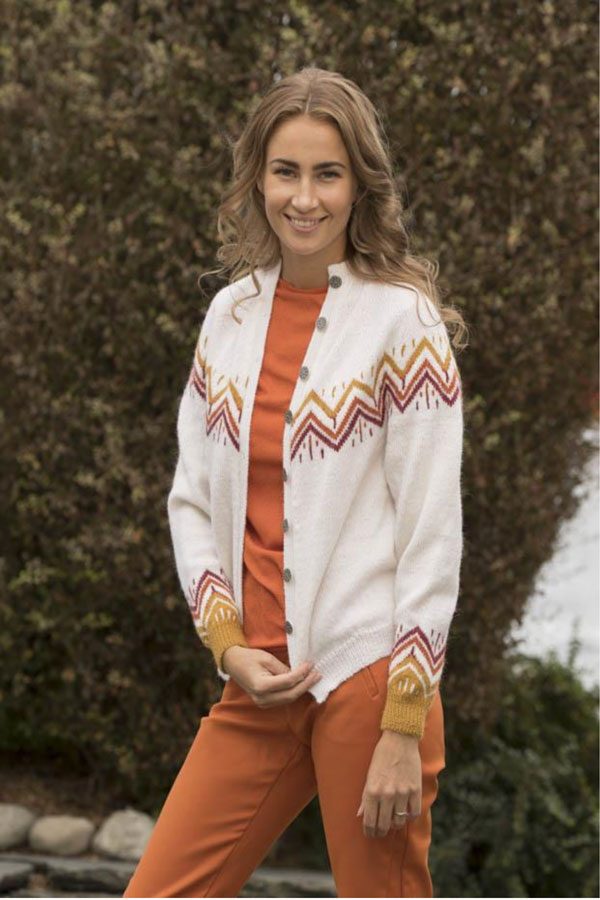 1816-1 Selene kofte hvit